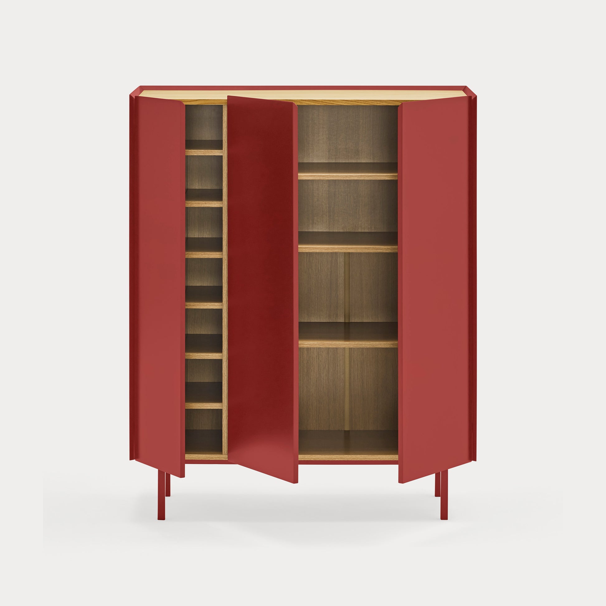 ARISTA Cabinet burgundy - detail