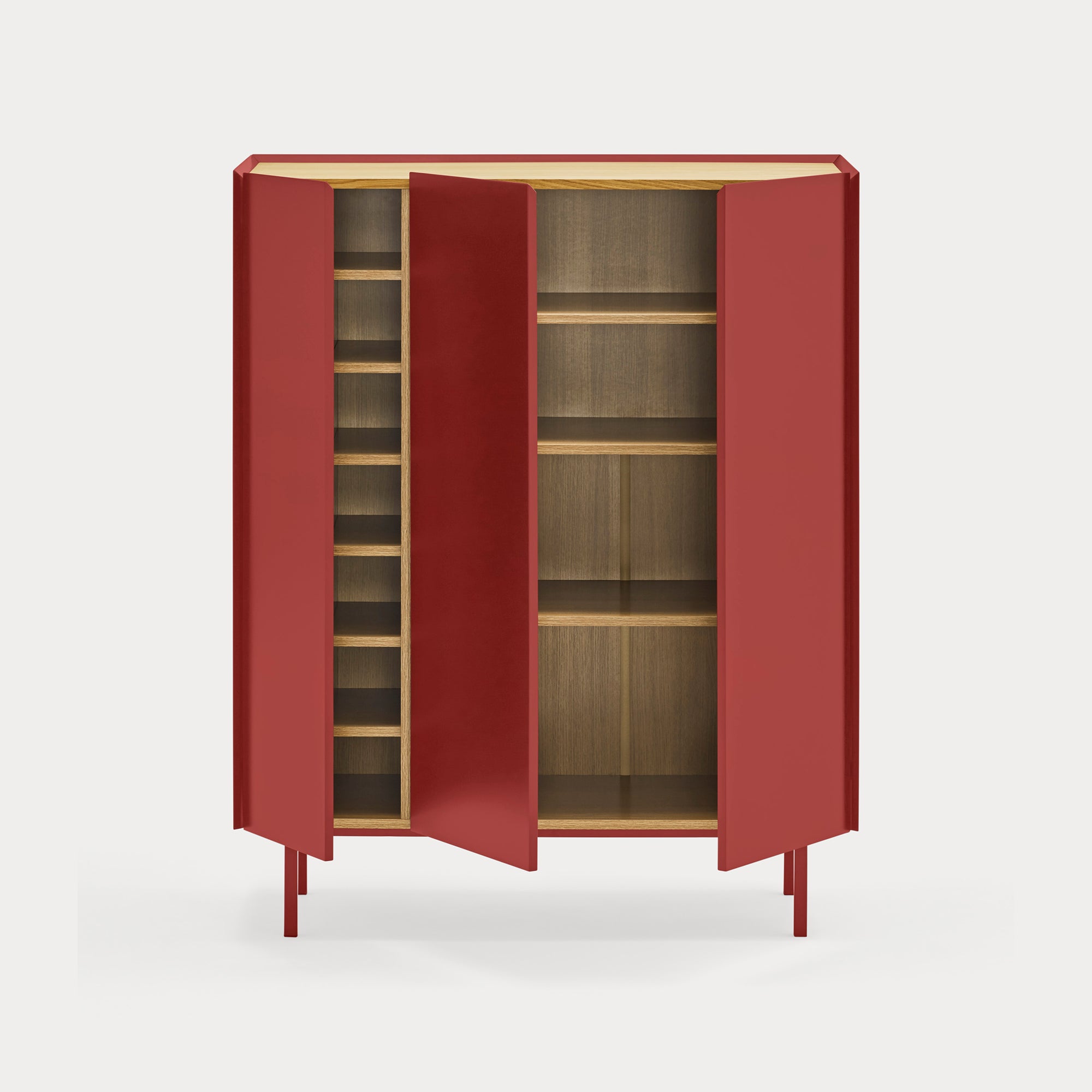 ARISTA Cabinet burgundy - detail