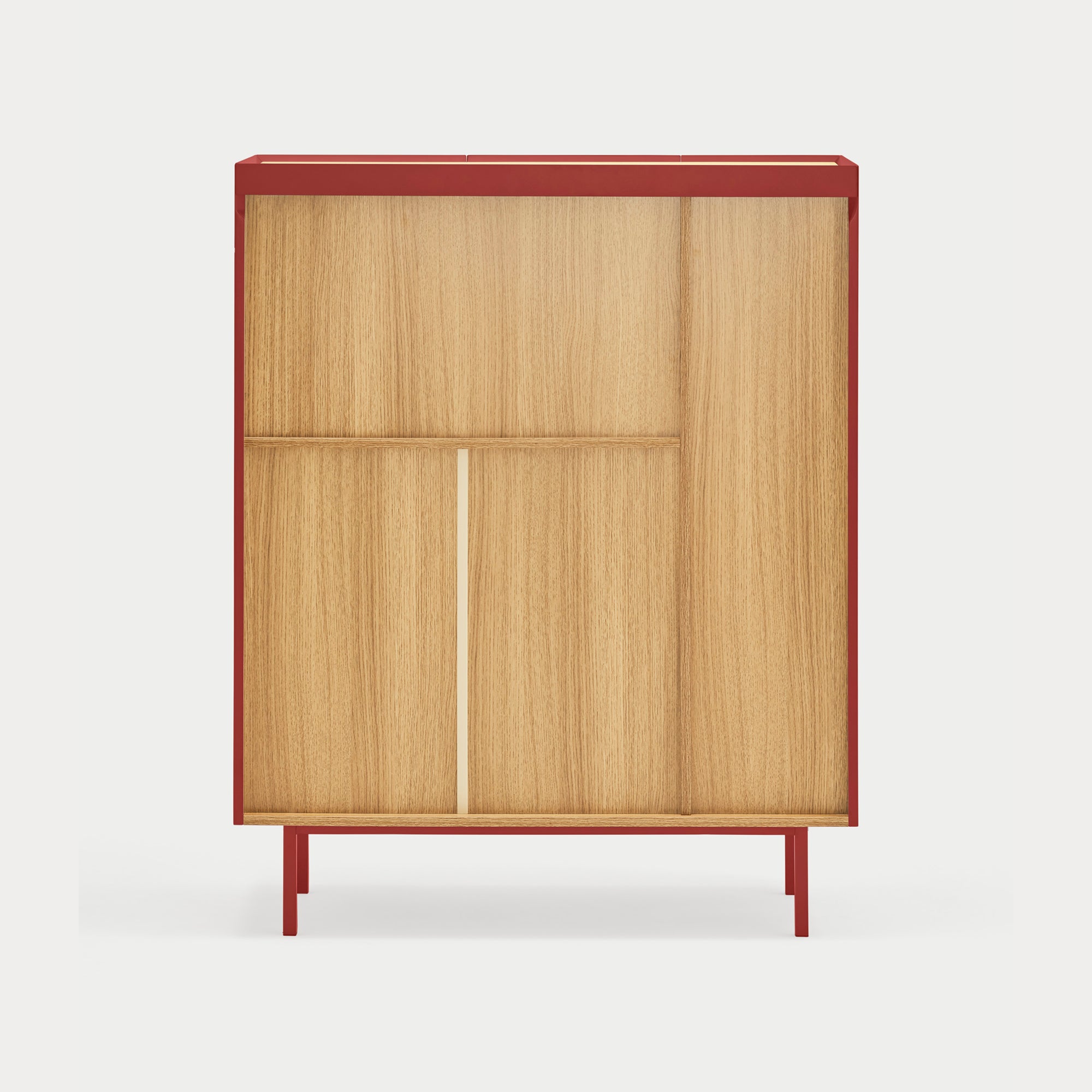 ARISTA Cabinet burgundy - back