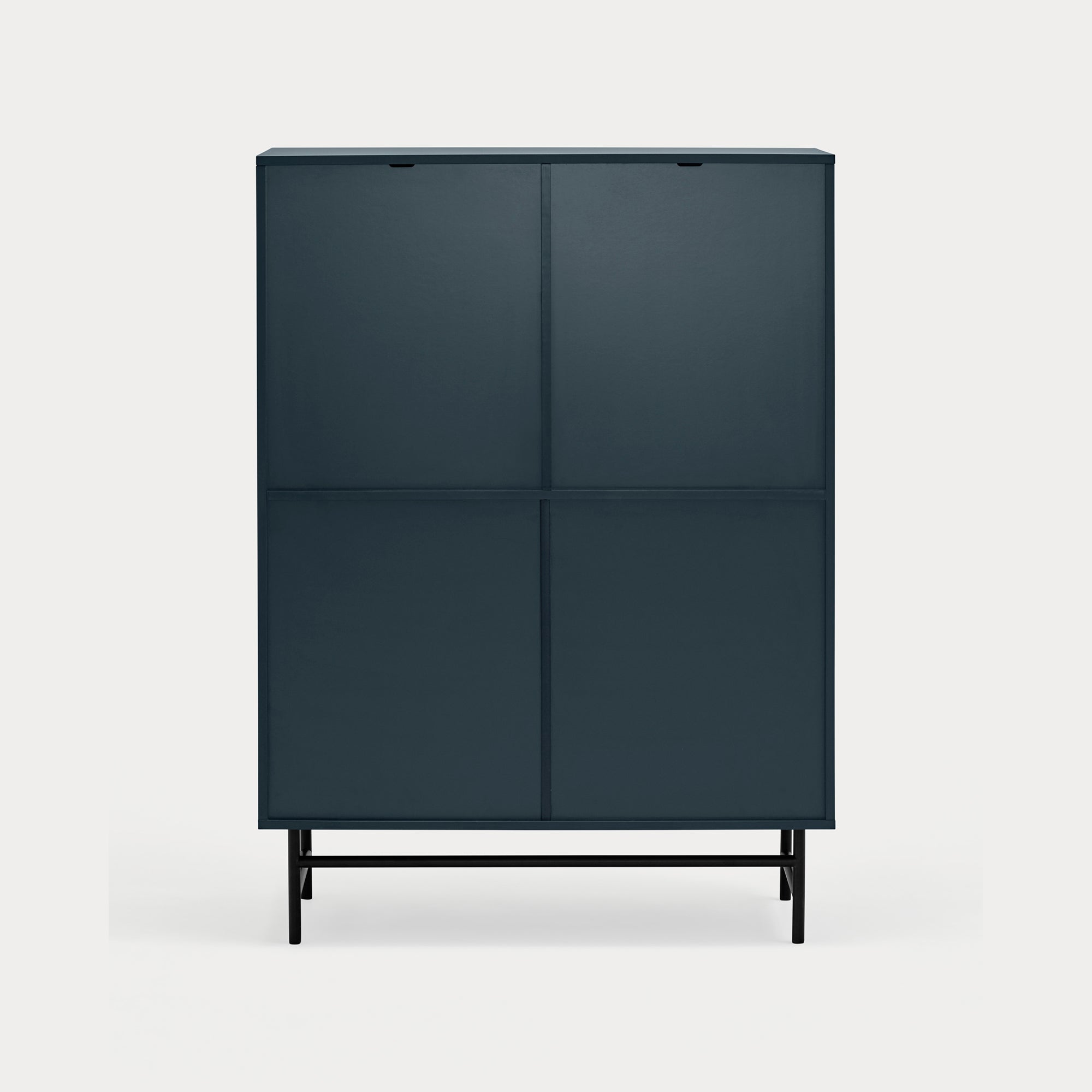 PUNTO Cabinet black/dark blue - back