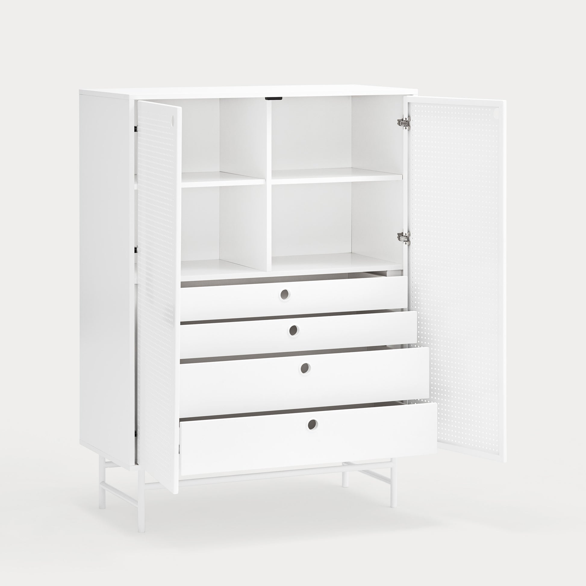 PUNTO Cabinet white - detail