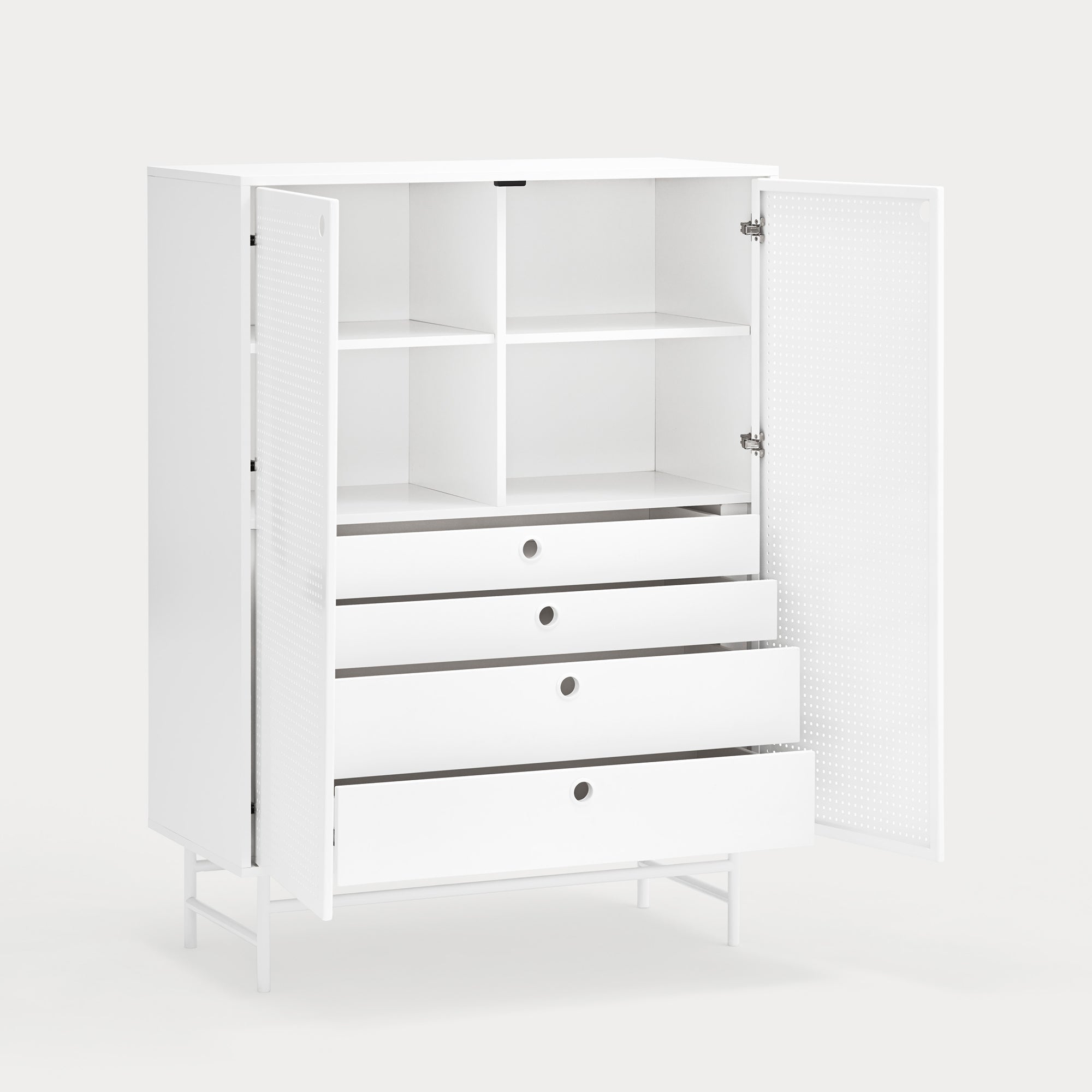 PUNTO Cabinet white - detail