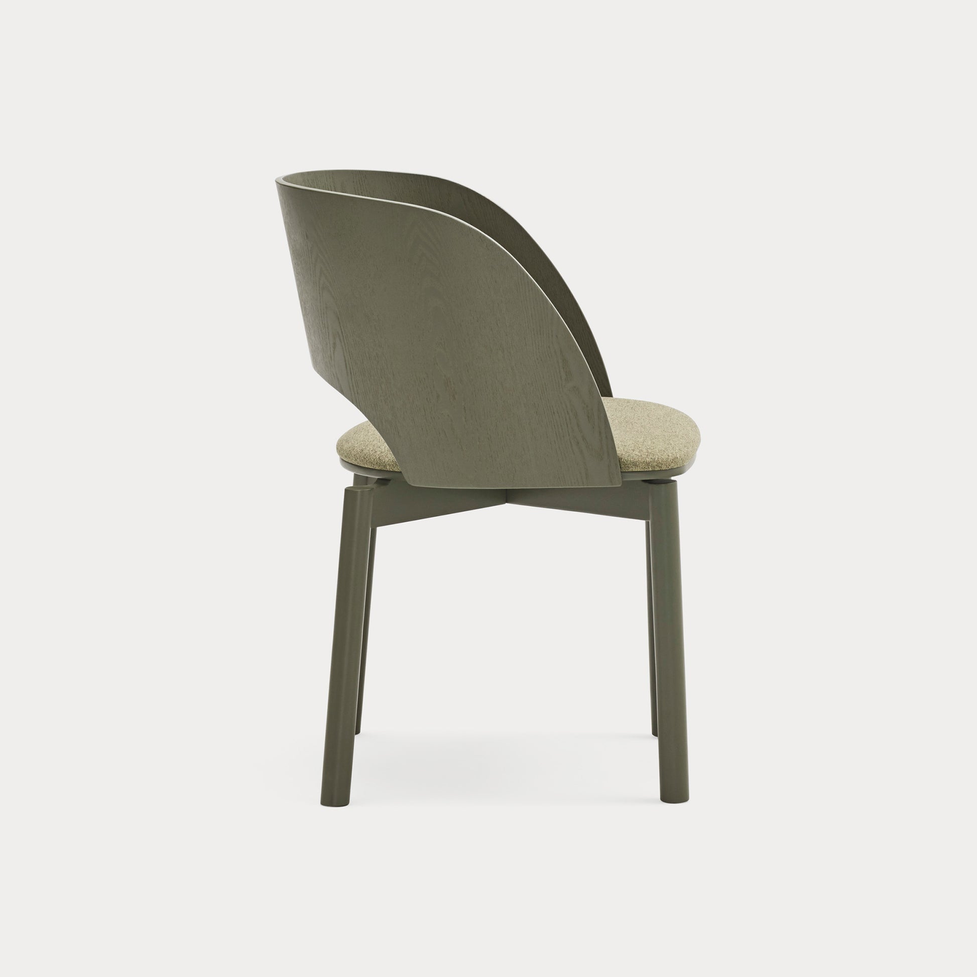 DAM Chair olive green - side