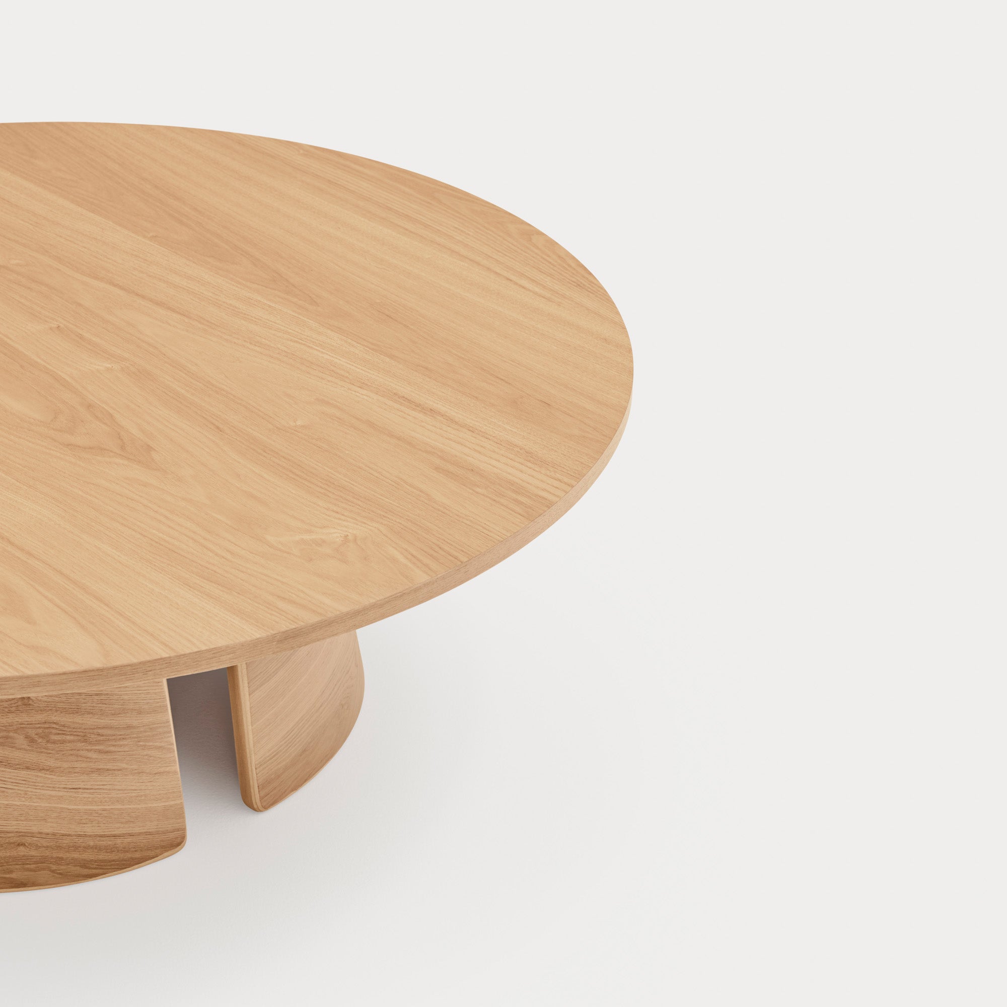 CEP Round coffee table natural - detail