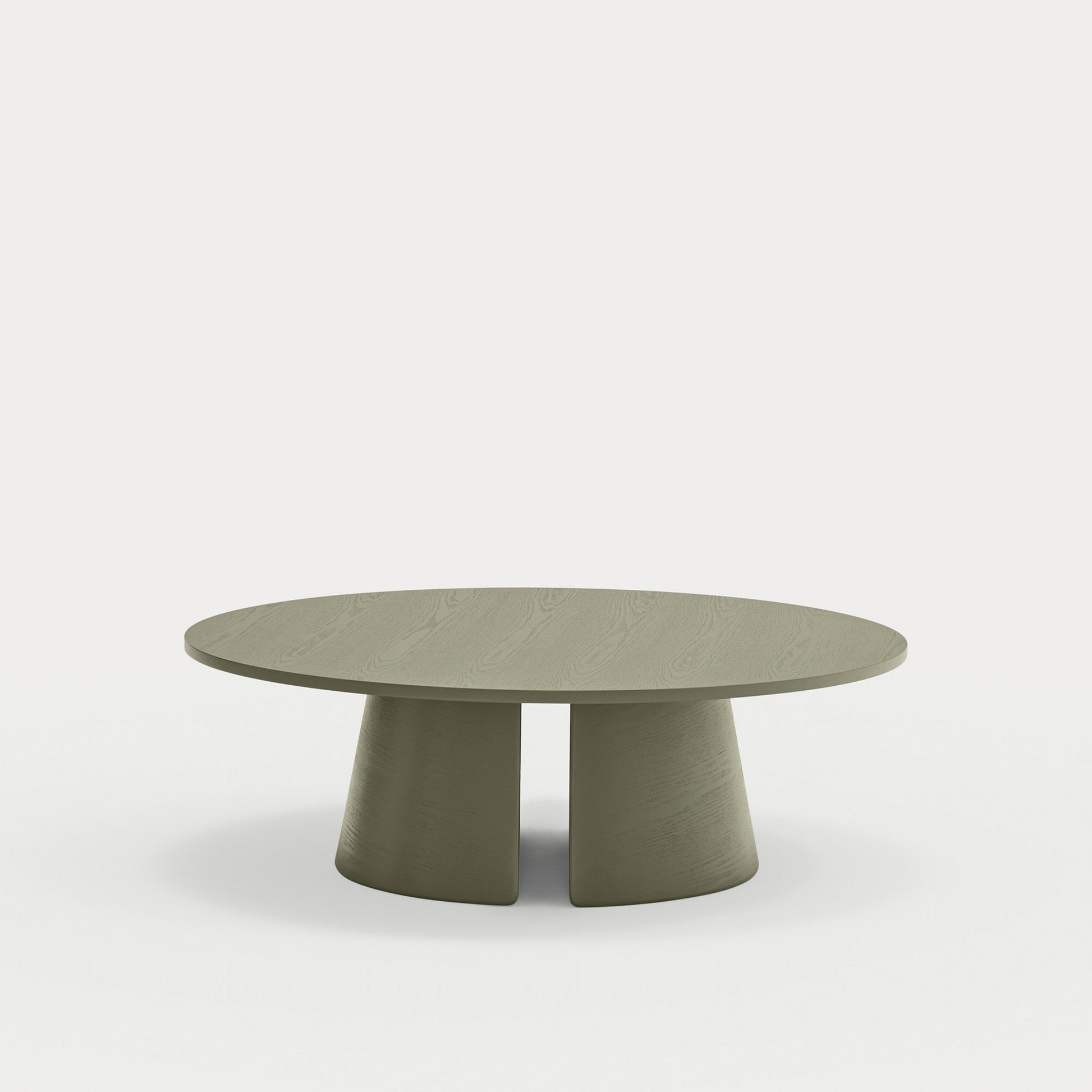 CEP Round coffee table green - front
