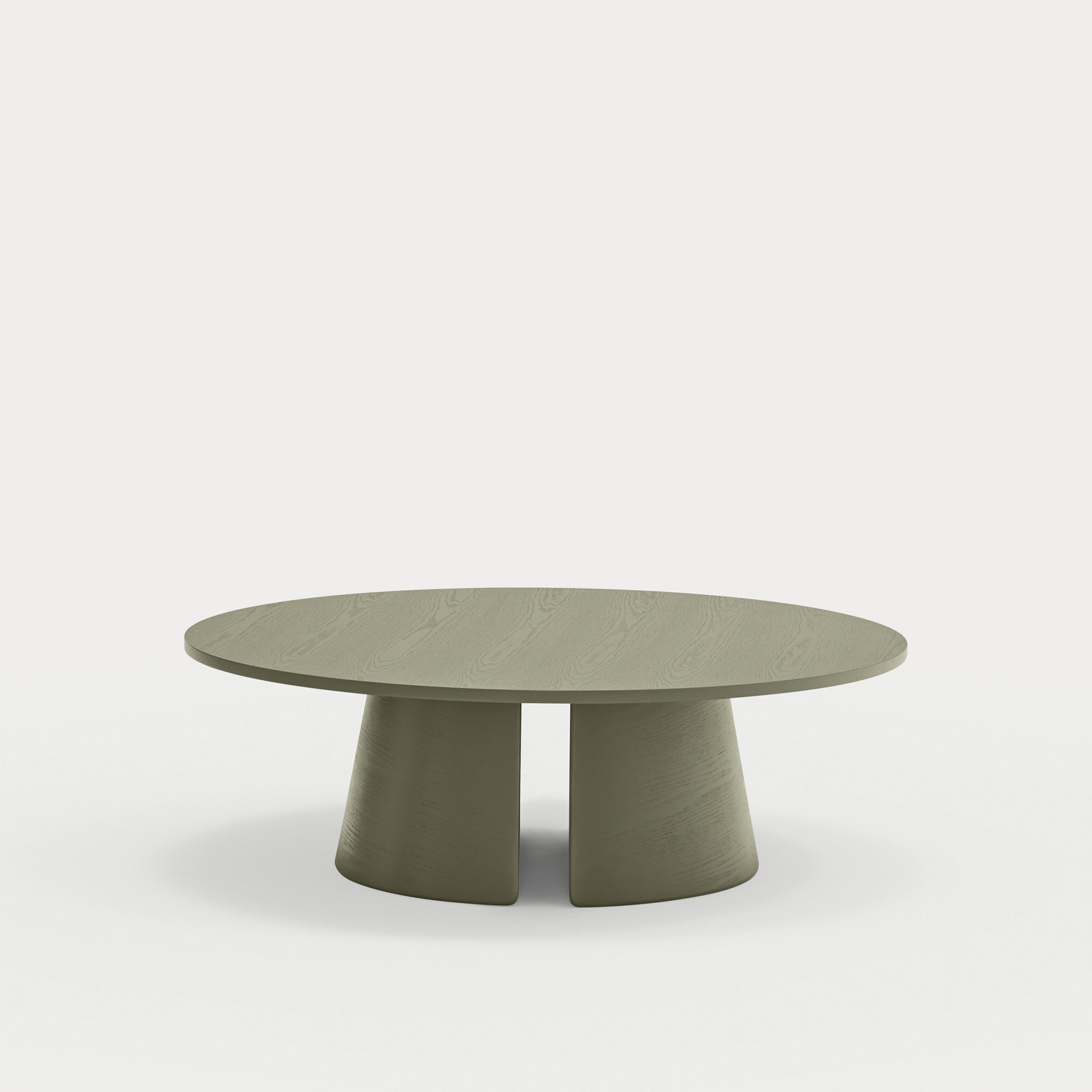CEP Round coffee table green - front
