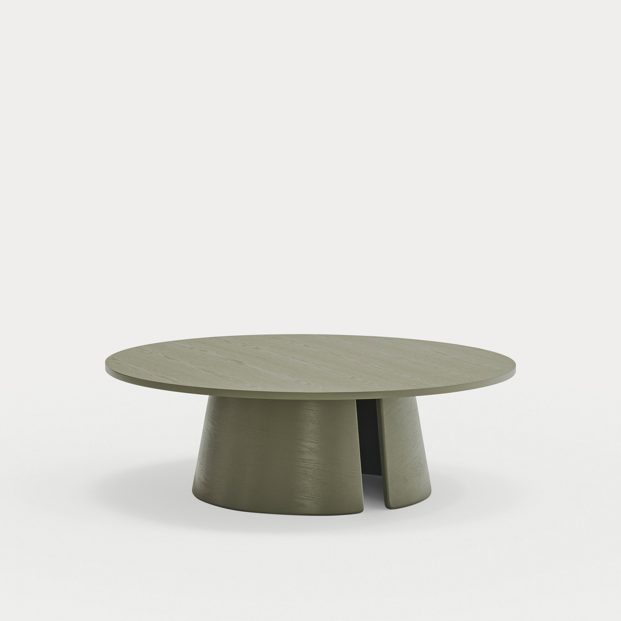 CEP Round coffee table green - side