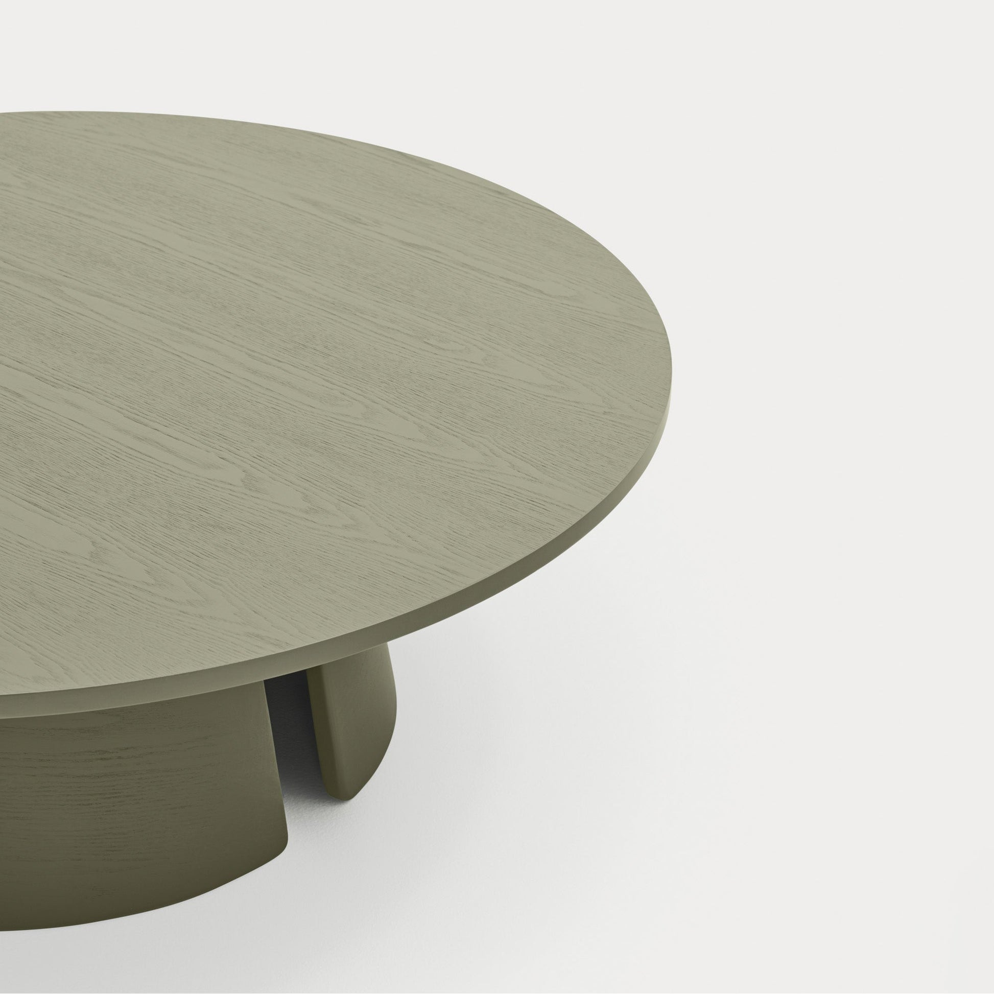 CEP Round coffee table green - detail