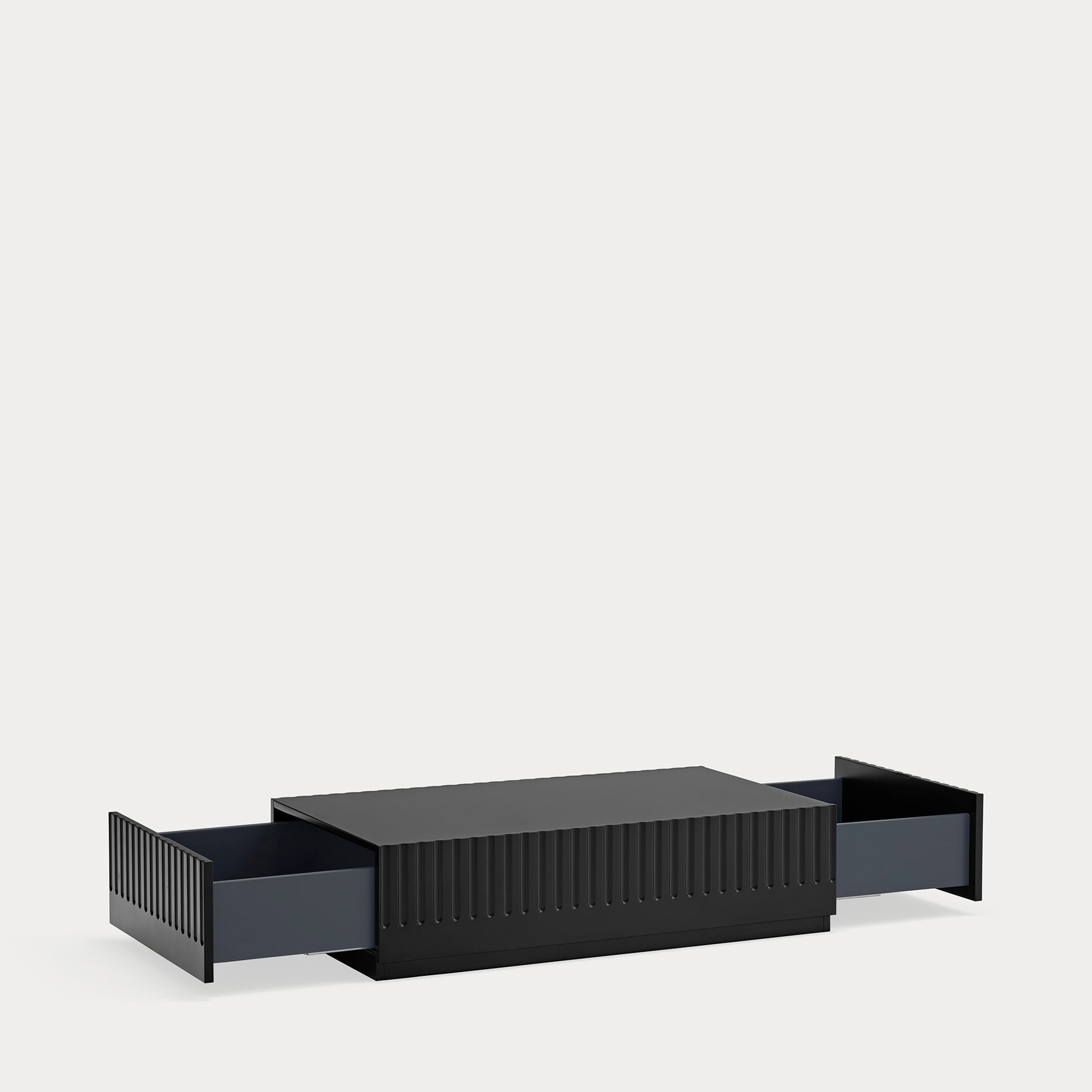 DORIC Coffee table black - corner