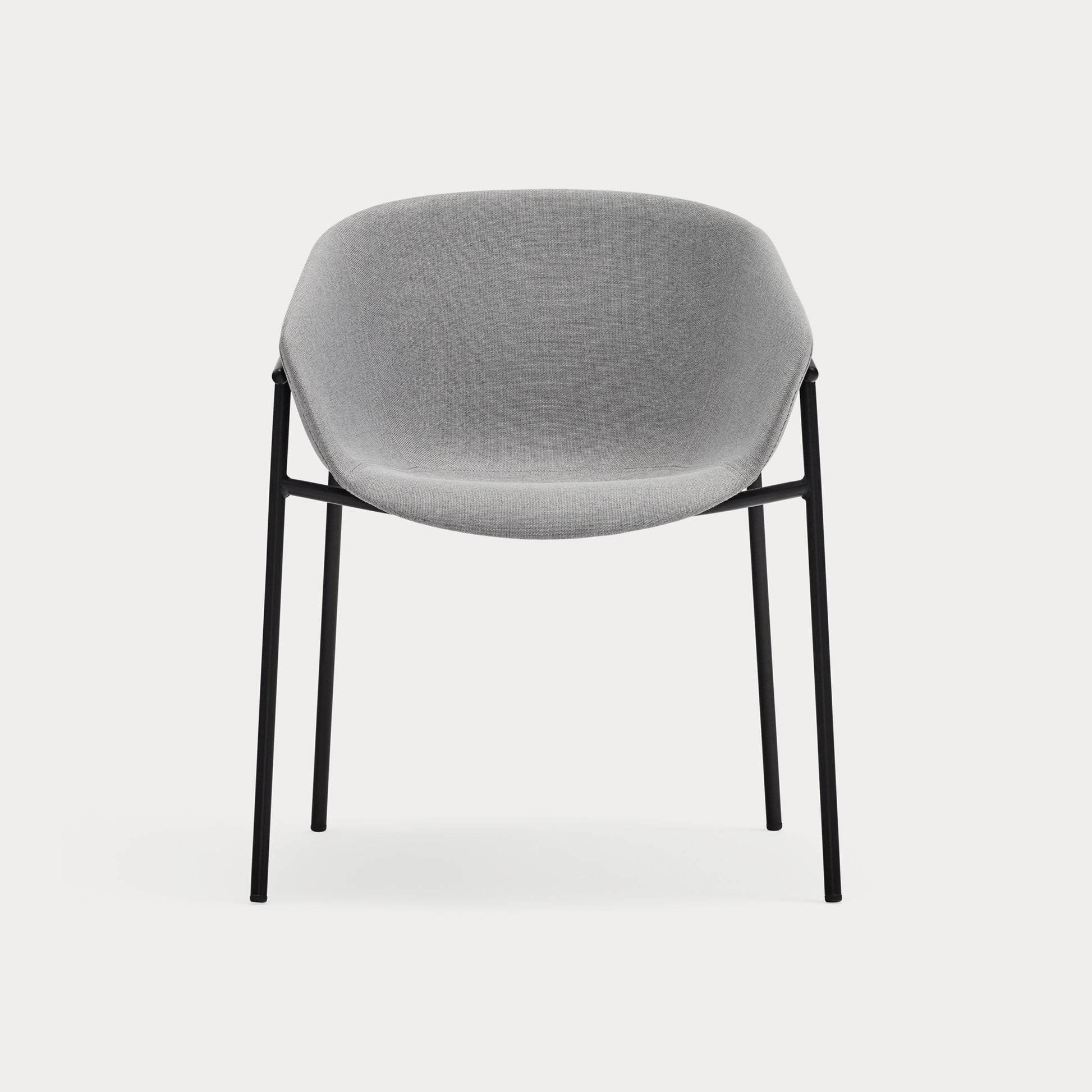 HUG Chair light grey - front