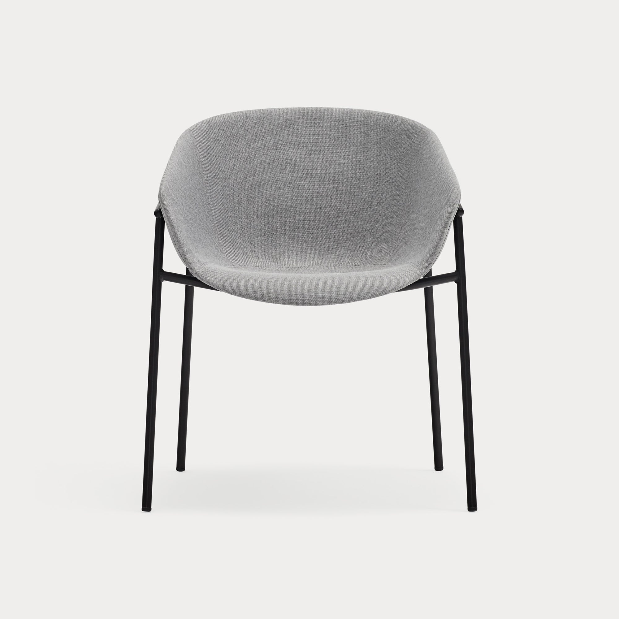 HUG Chair light grey - front