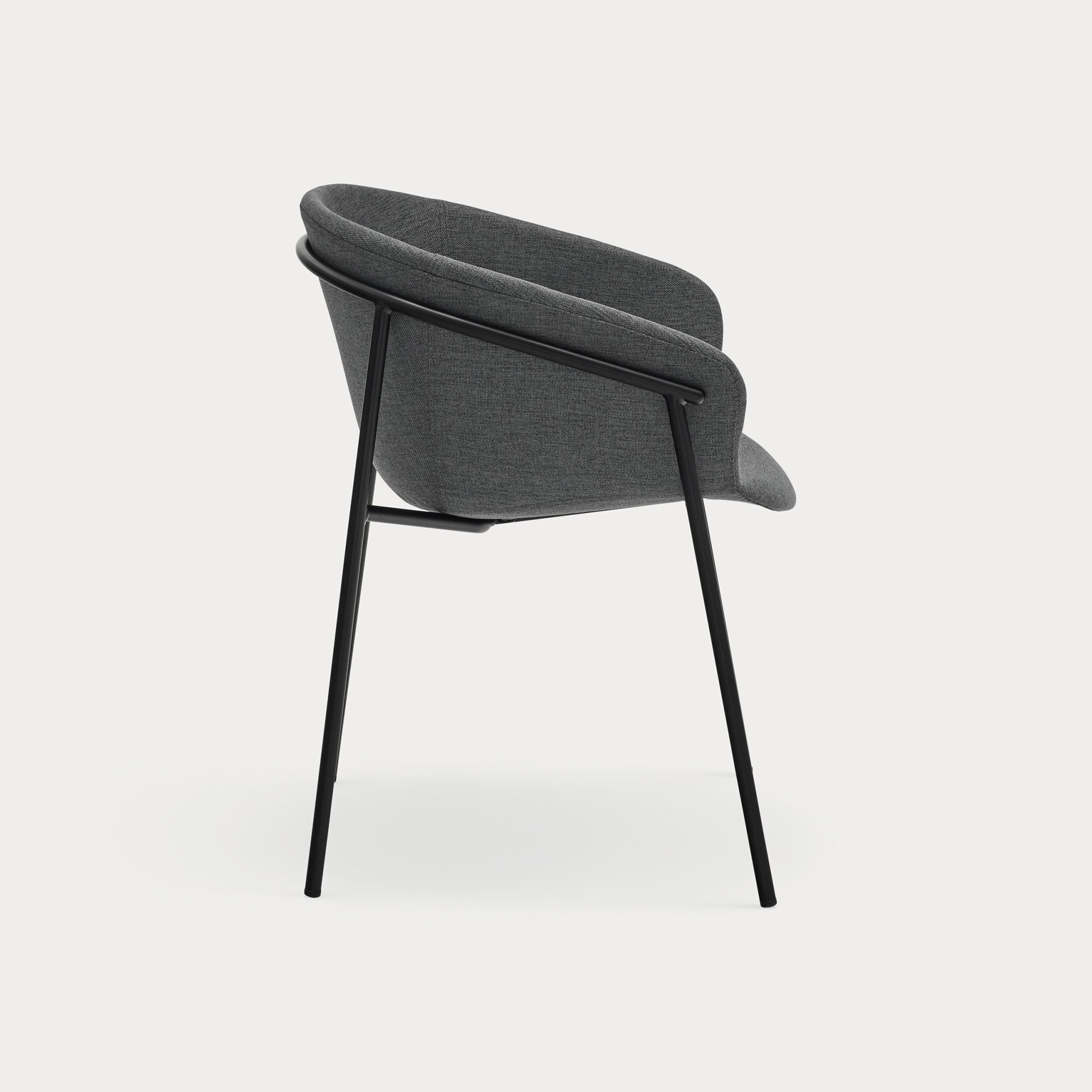 HUG Chair dark grey - side