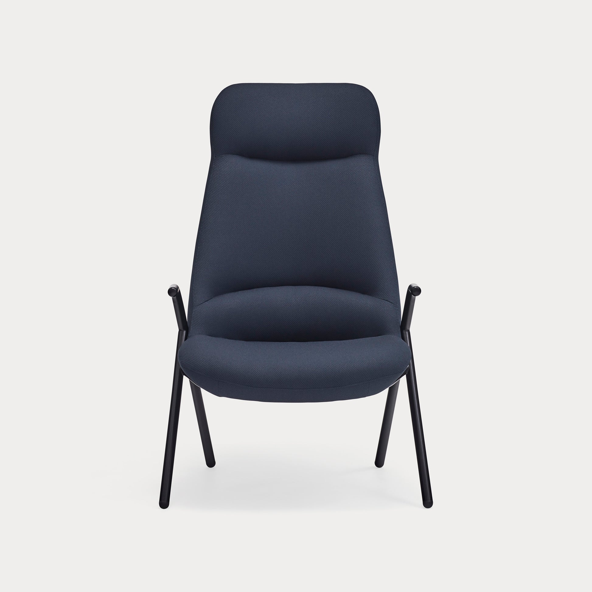 DINS Armchair dark blue - front
