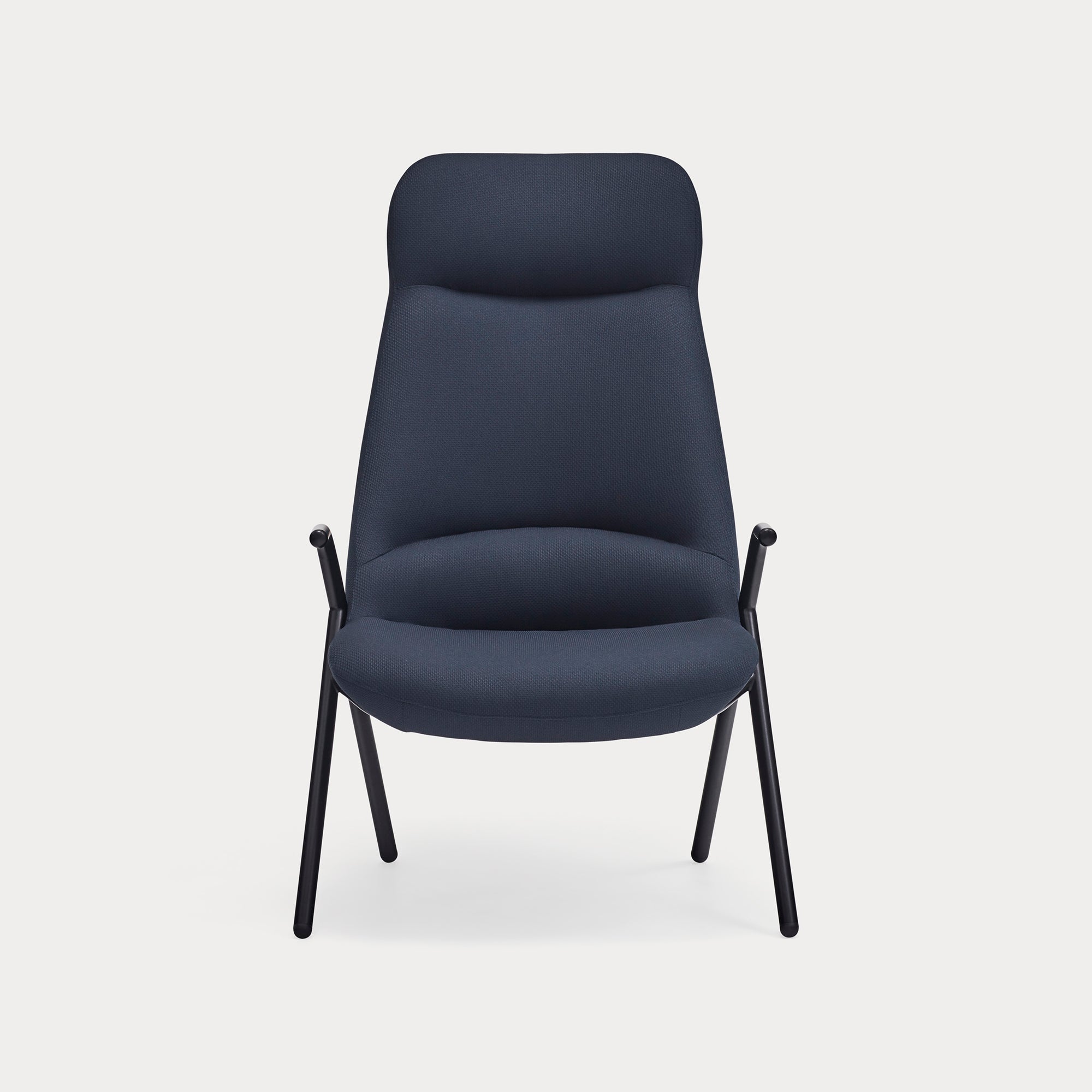 DINS Armchair dark blue - front