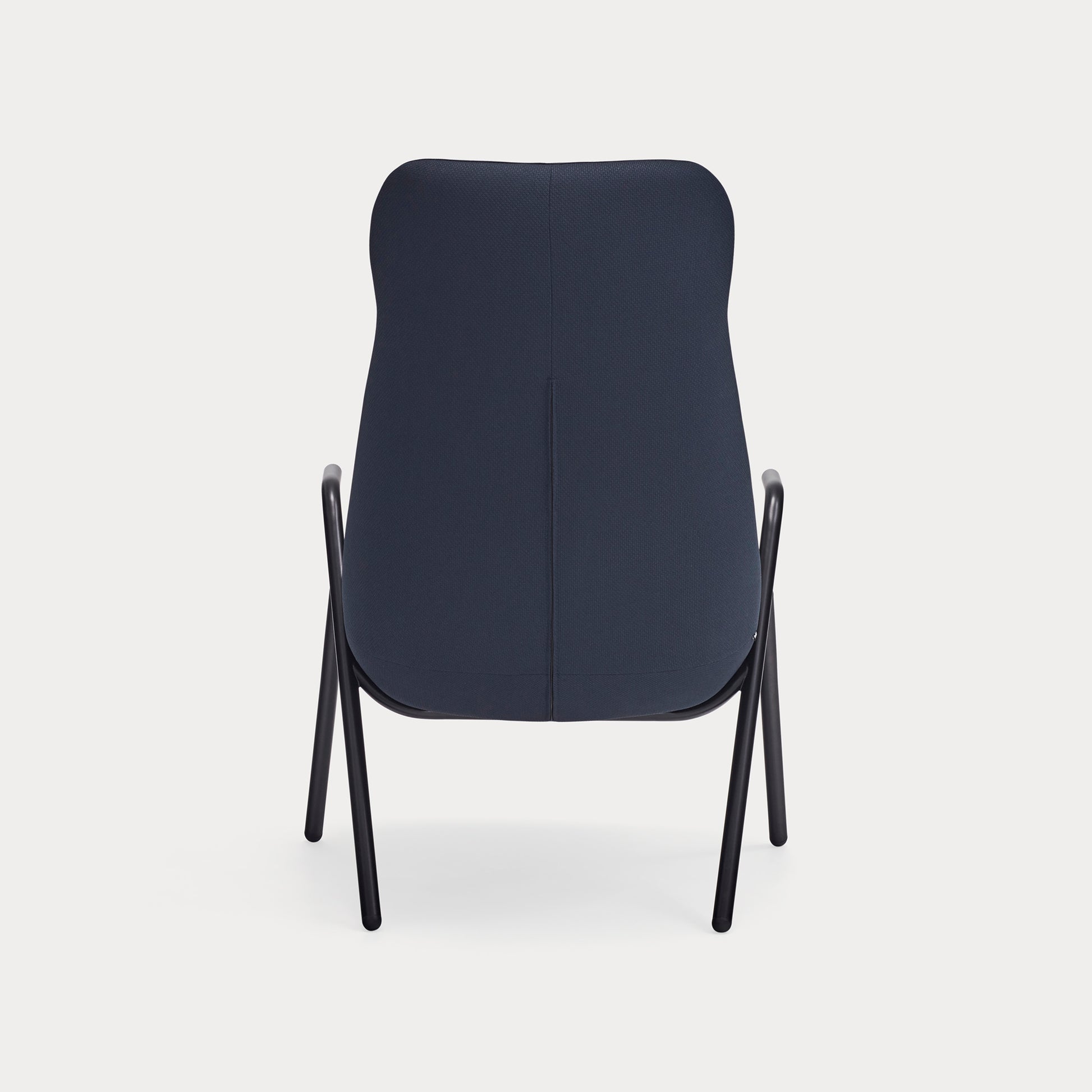 DINS Armchair dark blue - back