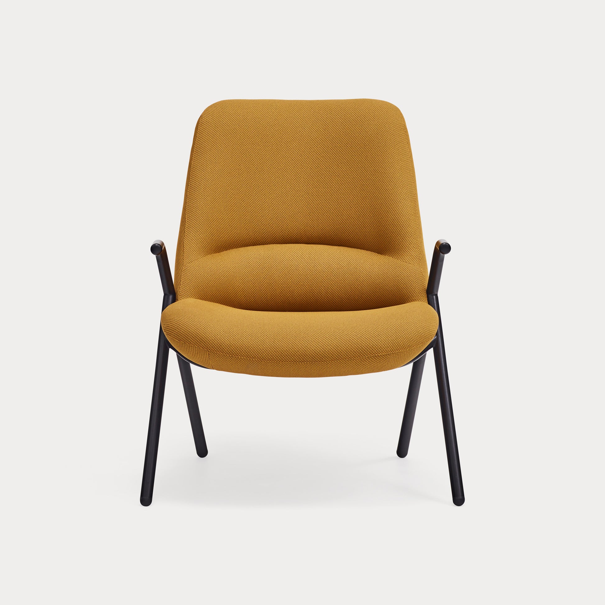 DINS Armchair s mustard - front