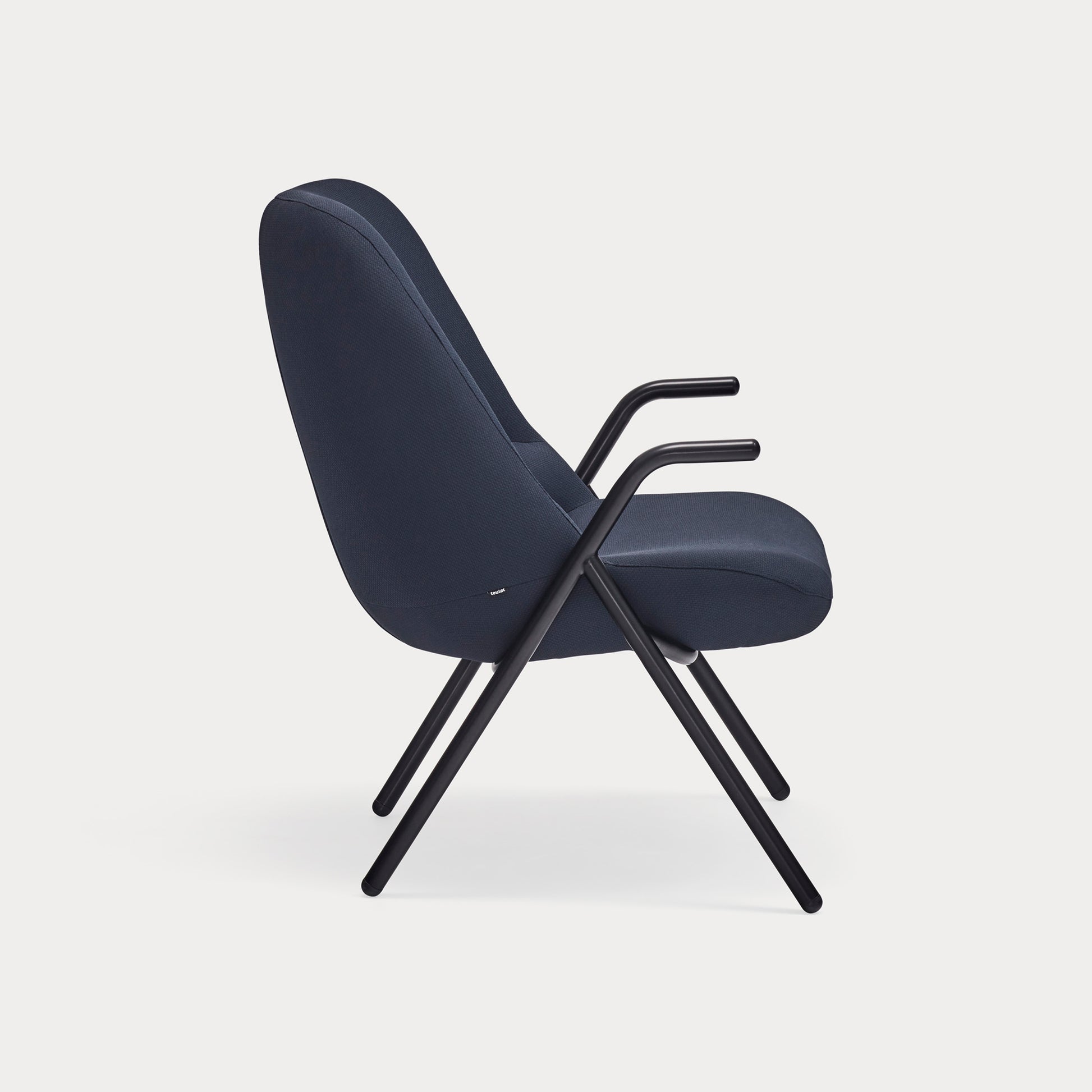 DINS Armchair s dark blue - side