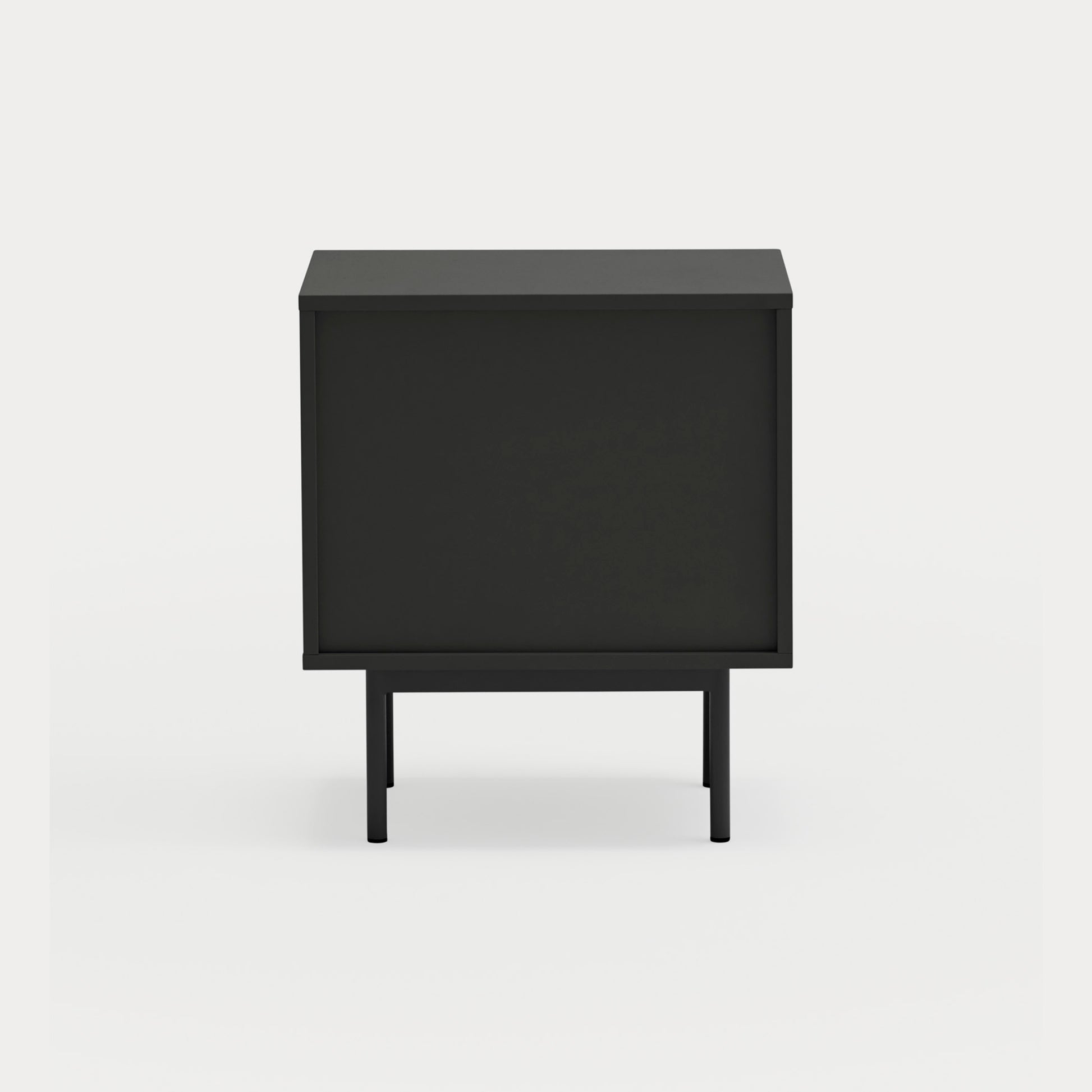 SIERRA Bedside table black - back