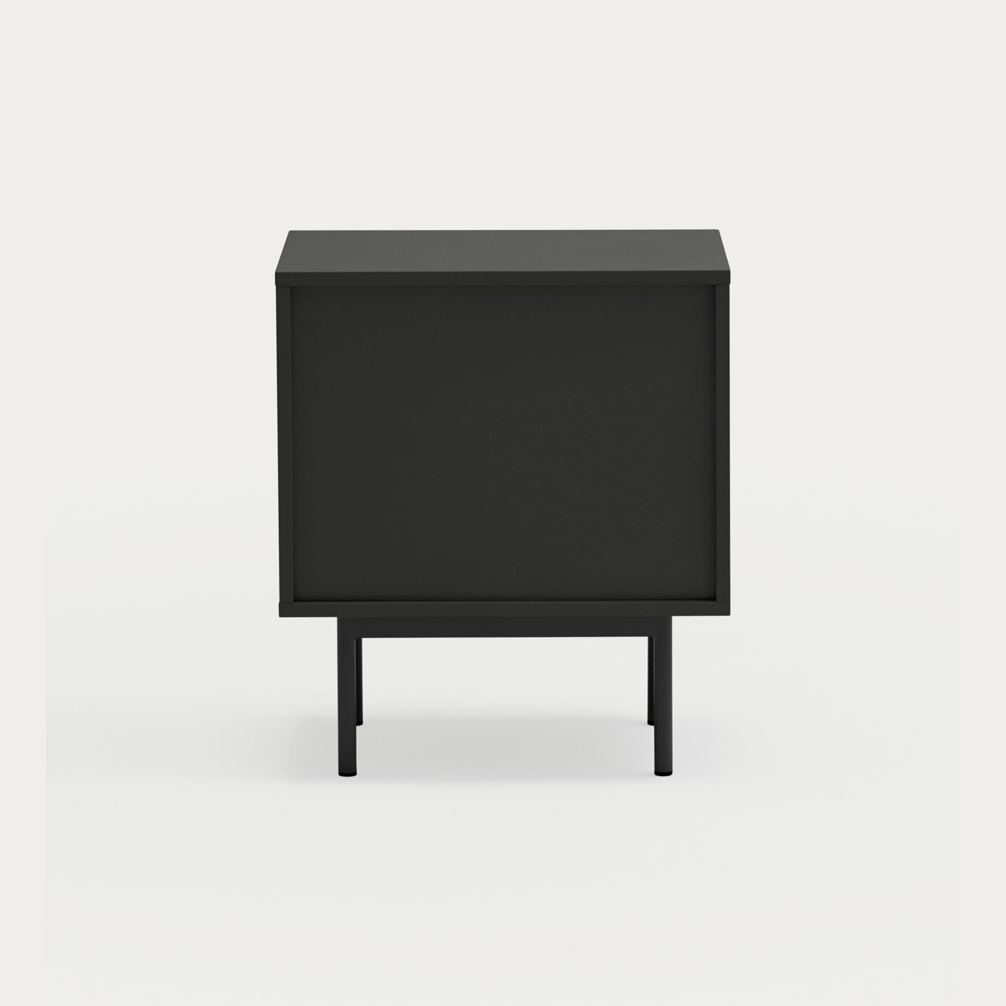 SIERRA Bedside table black - back