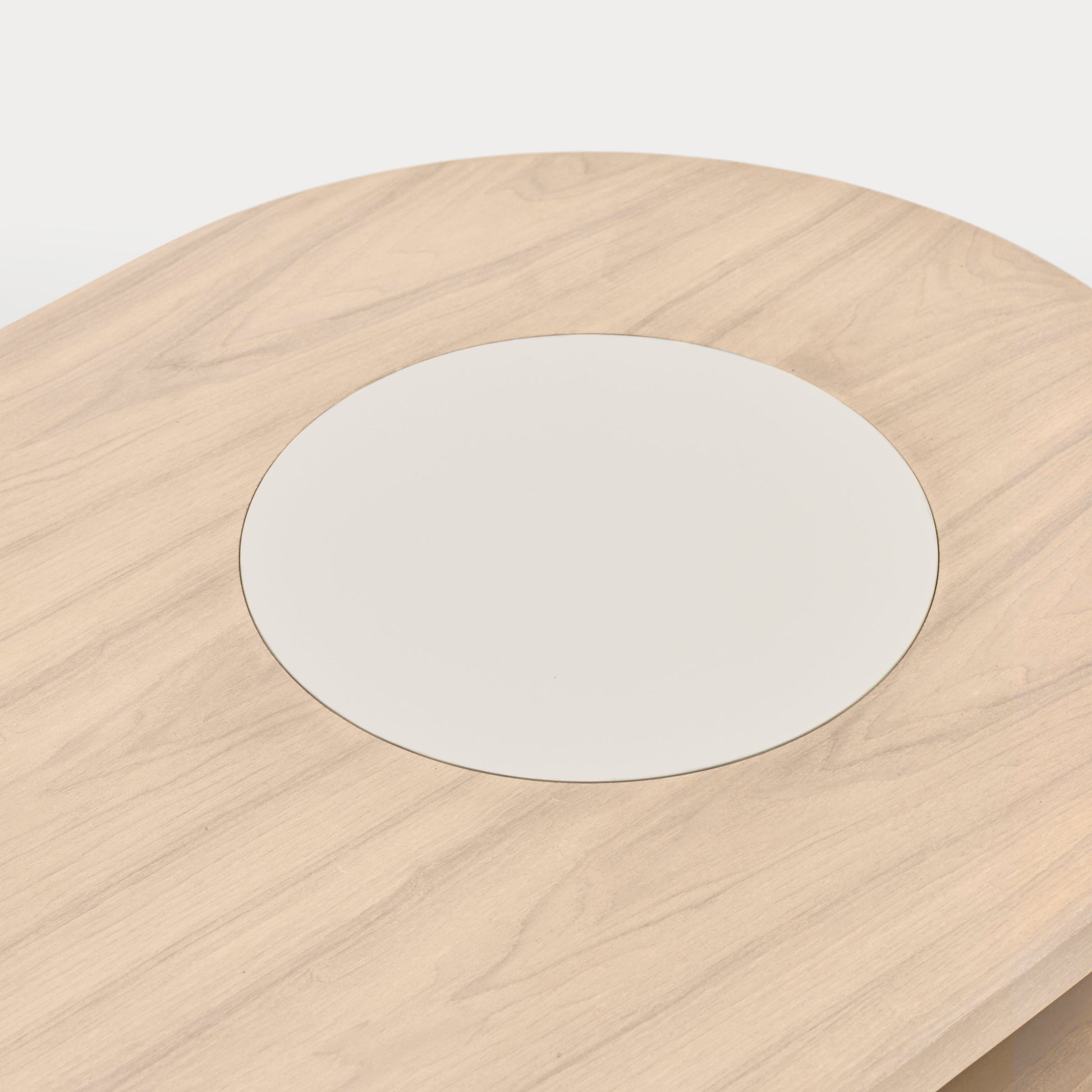 NORI End table light natural-cream legs - detail