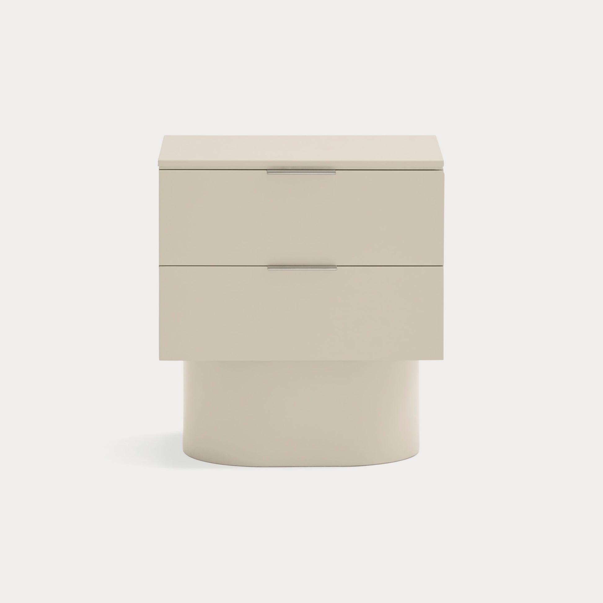 TOTEM Bedside table sand - front