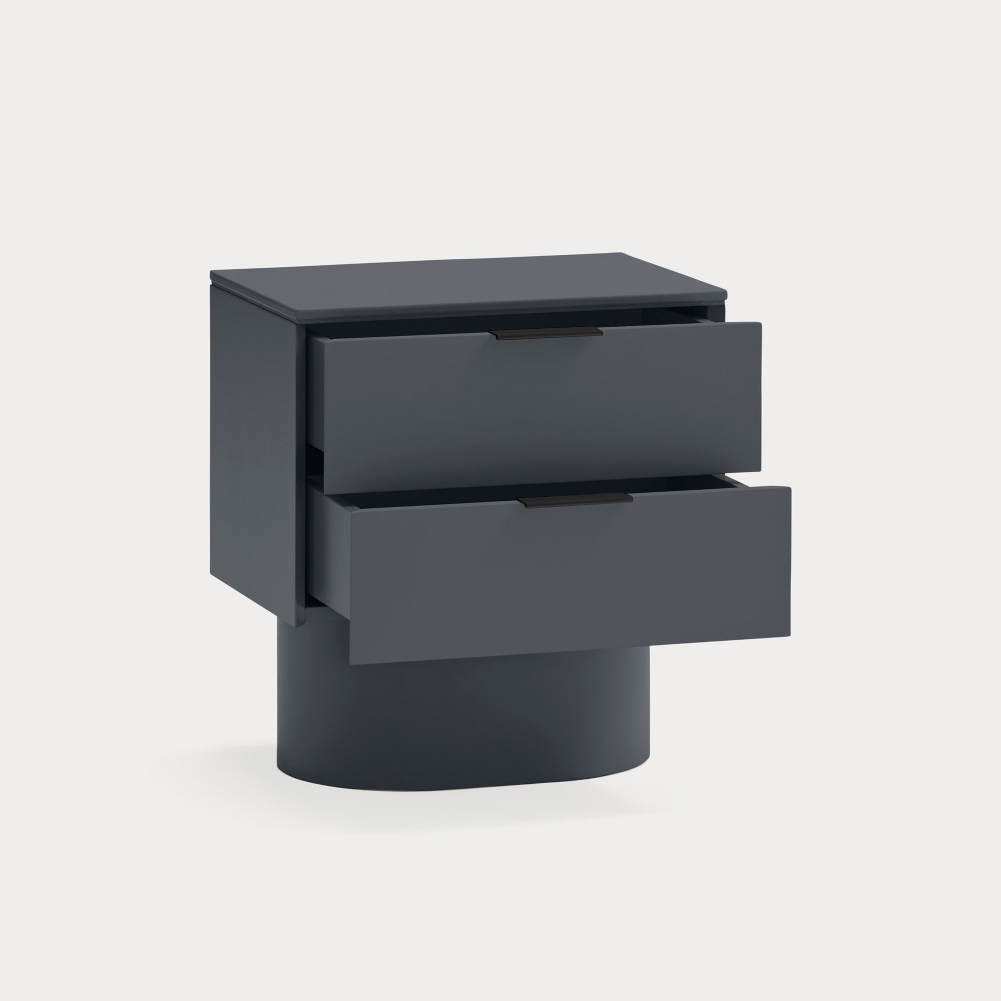 TOTEM Bedside table anthracite gray - detail