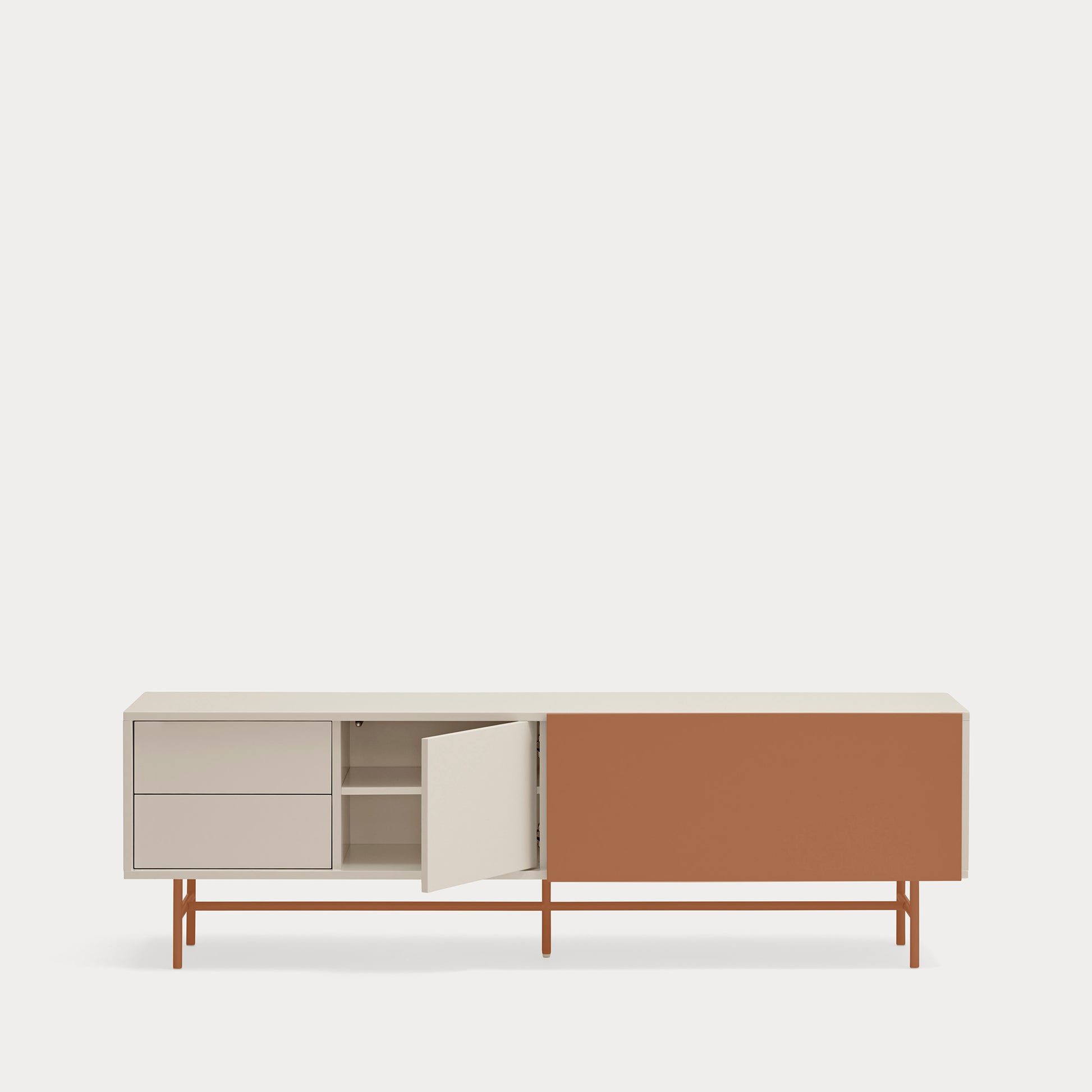 NUBE TV Cabinet sand/clay - detail