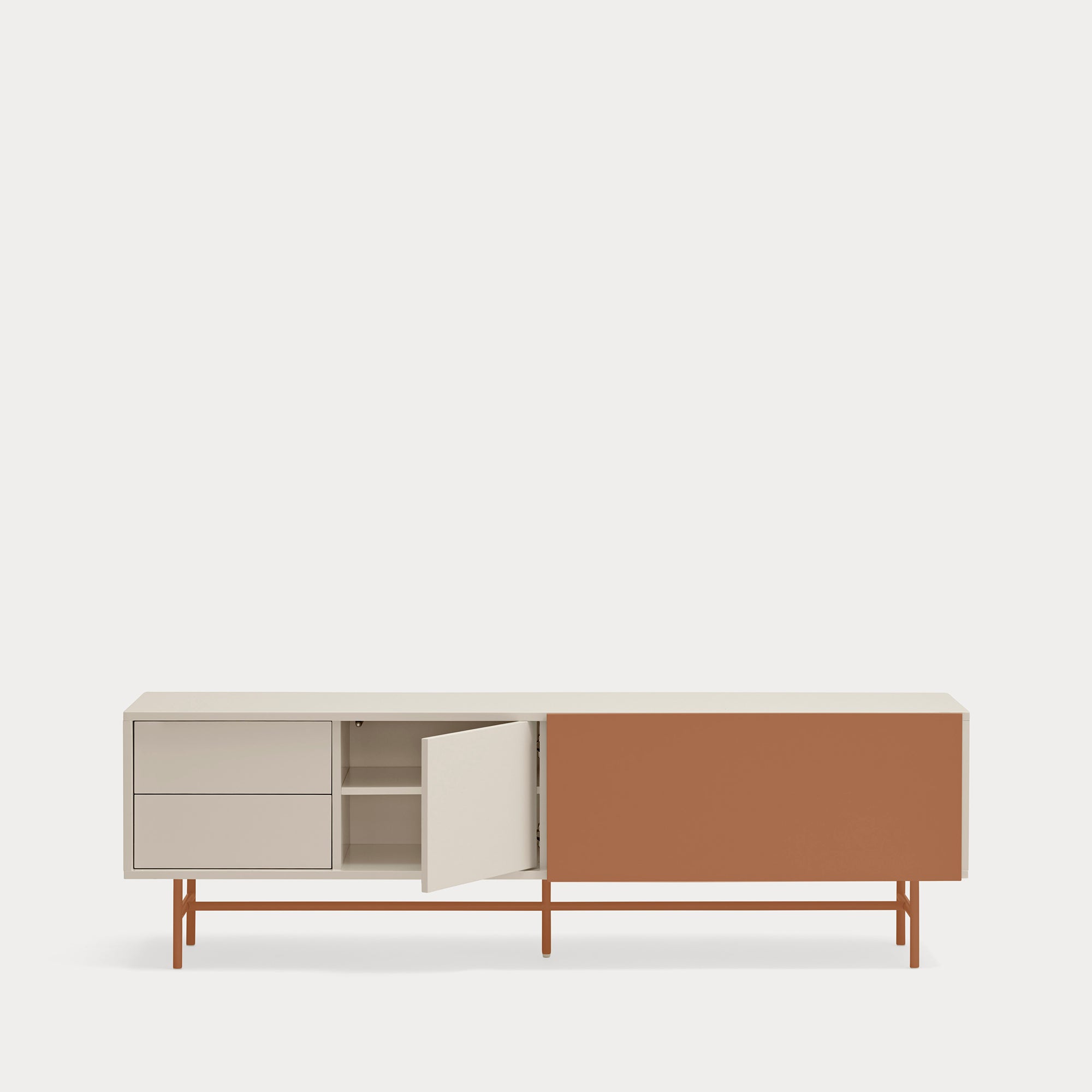 NUBE TV Cabinet sand/clay - detail
