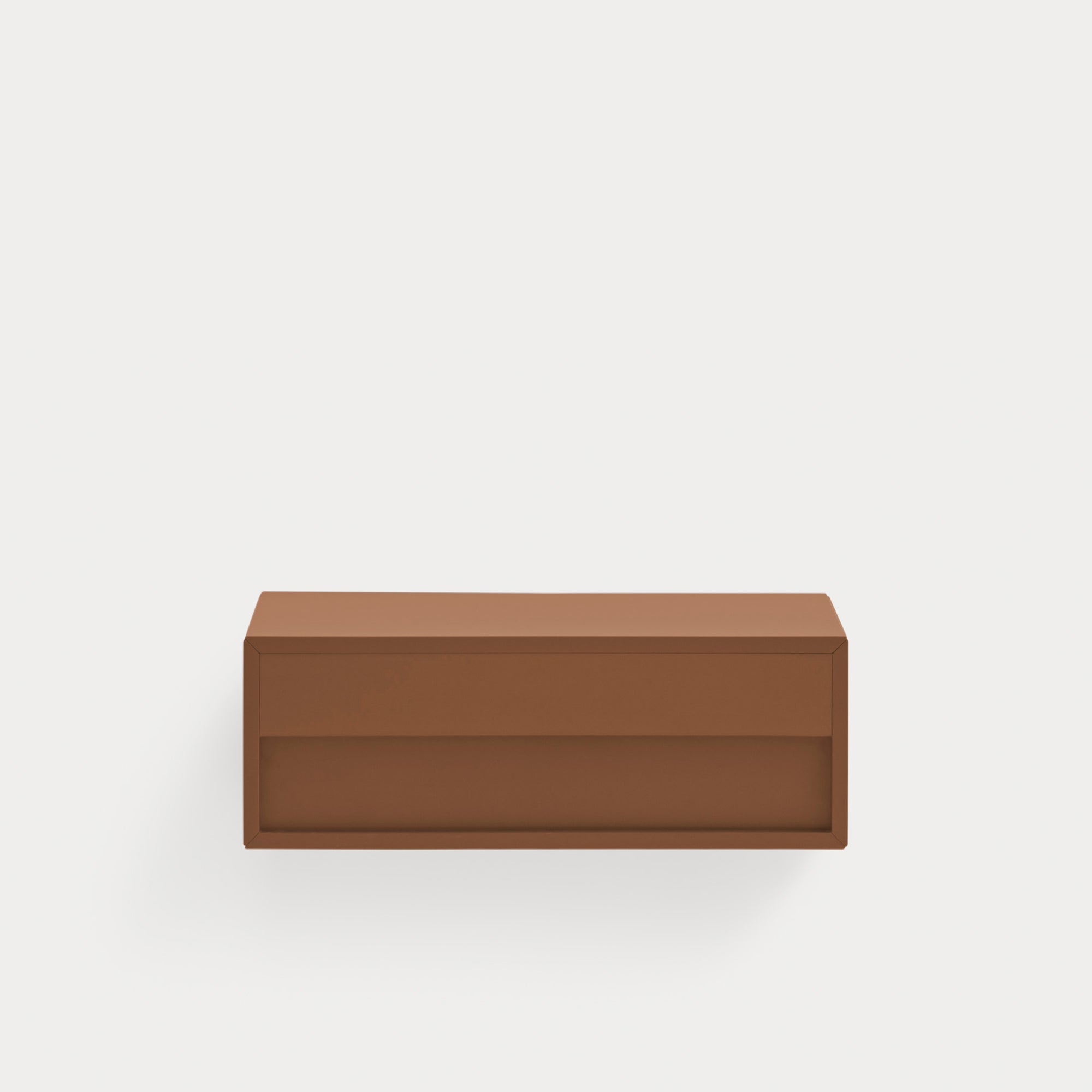 PLATT Bedside table clay - corner
