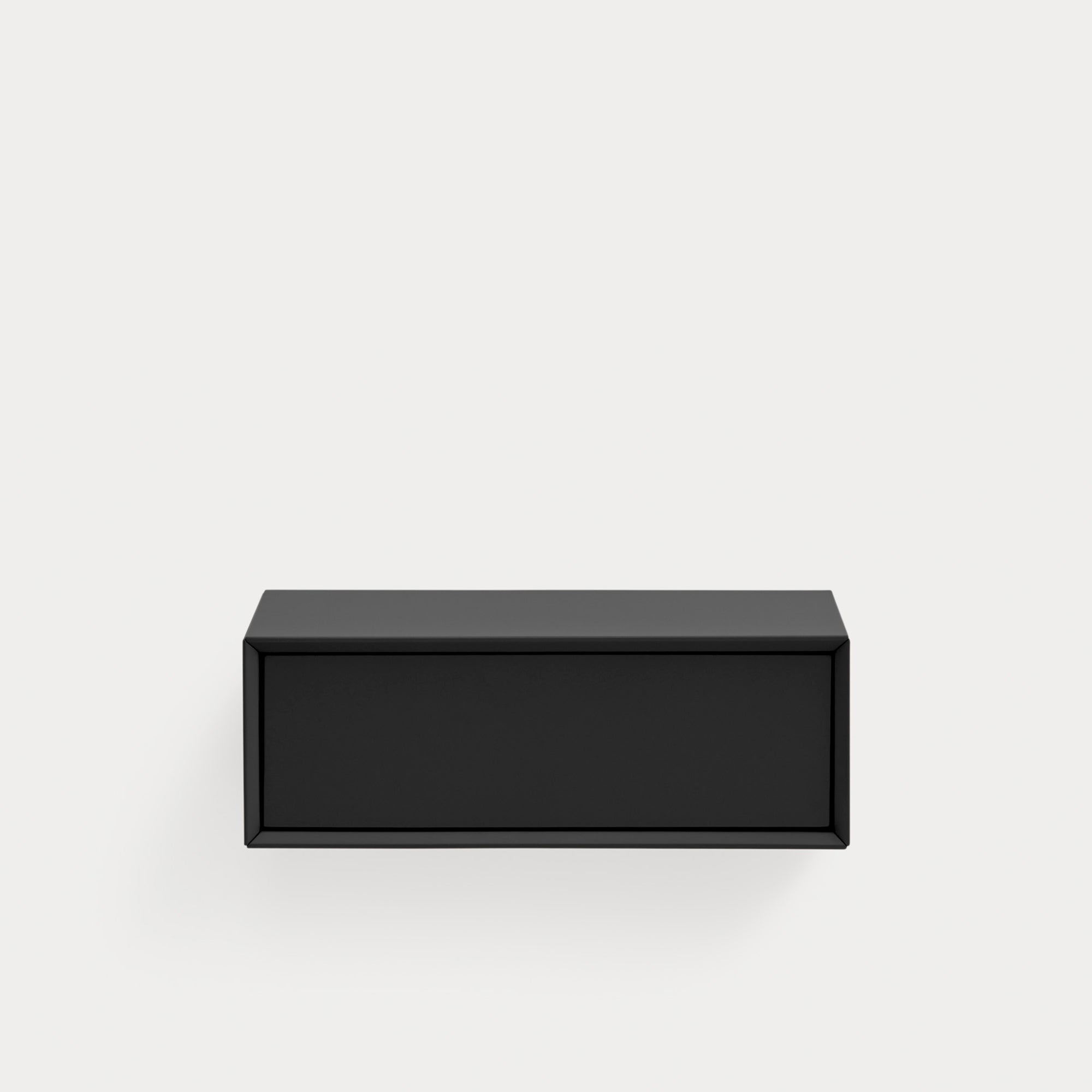PLATT Bedside table black - front
