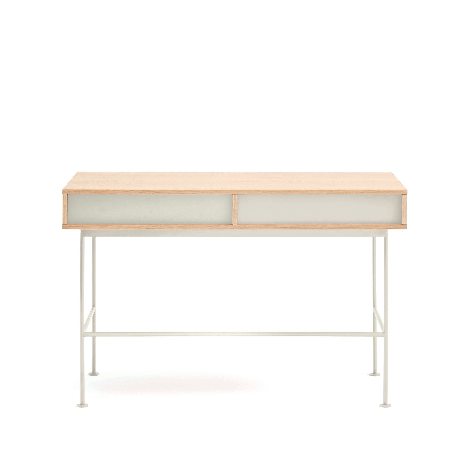 YOKO Desk oak/cream - back