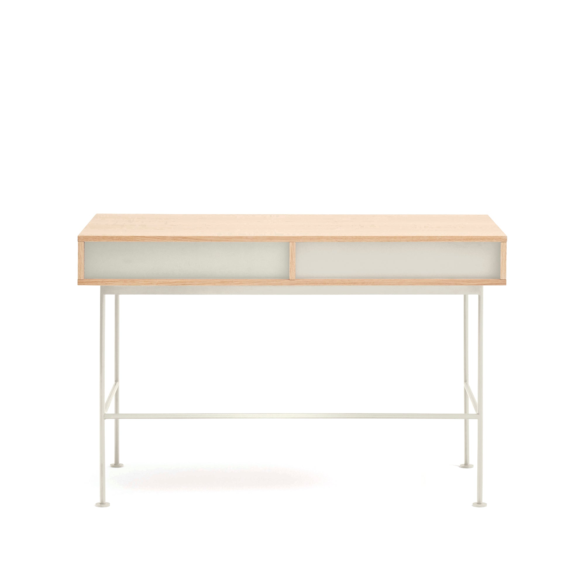 YOKO Desk oak/cream - back