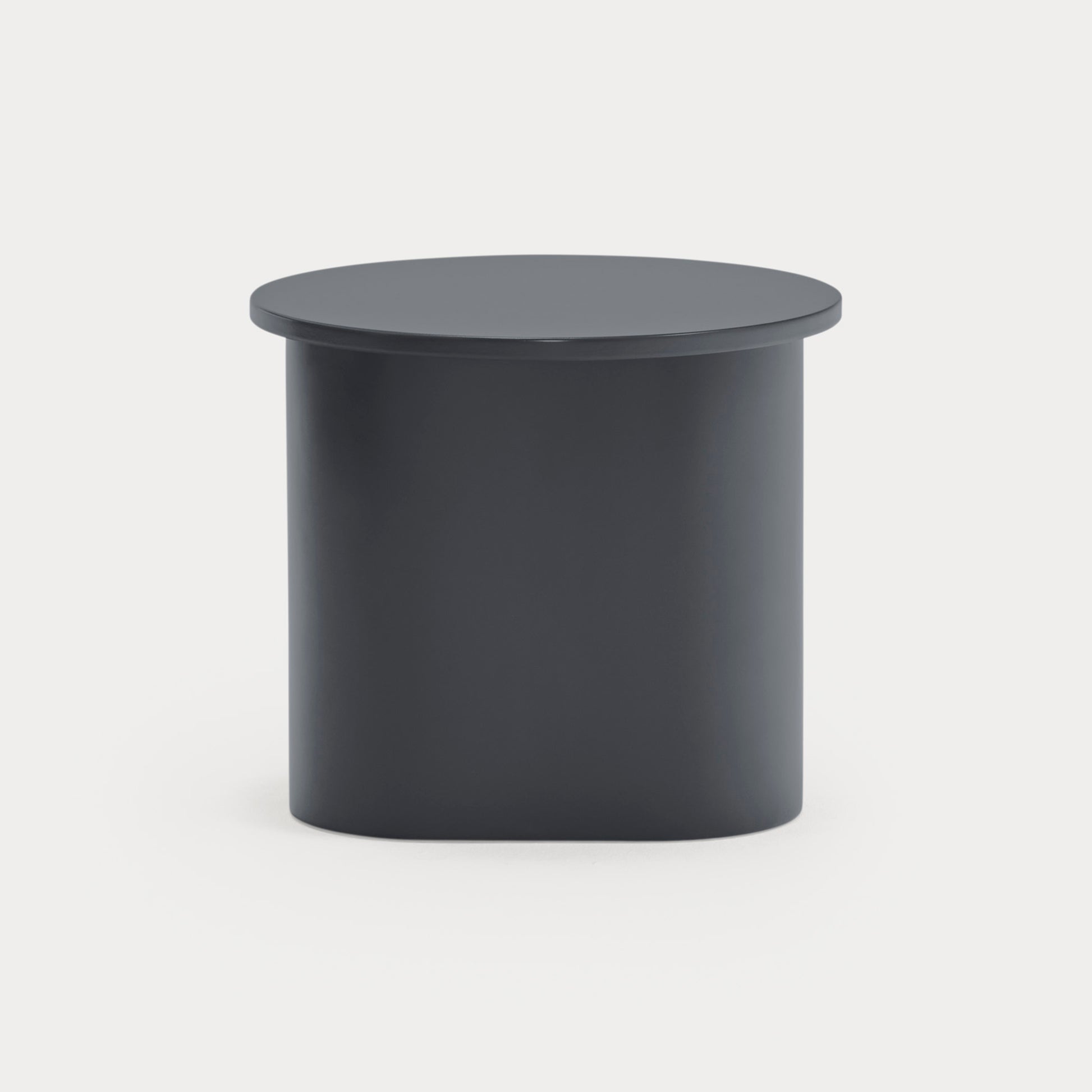 TOTEM Side table anthracite gray - front