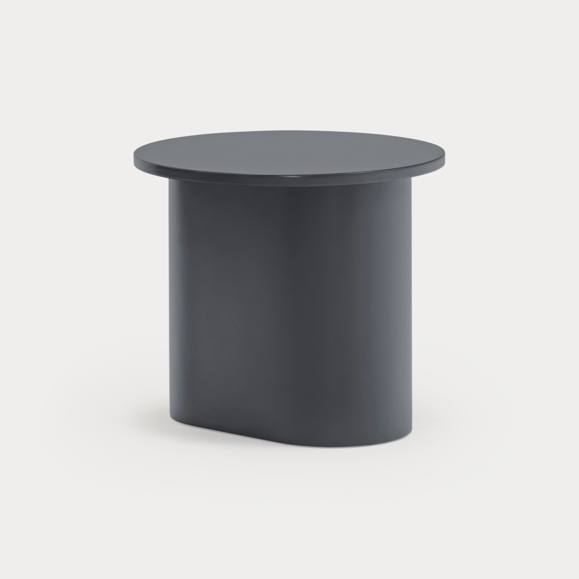 TOTEM Side table anthracite gray - corner
