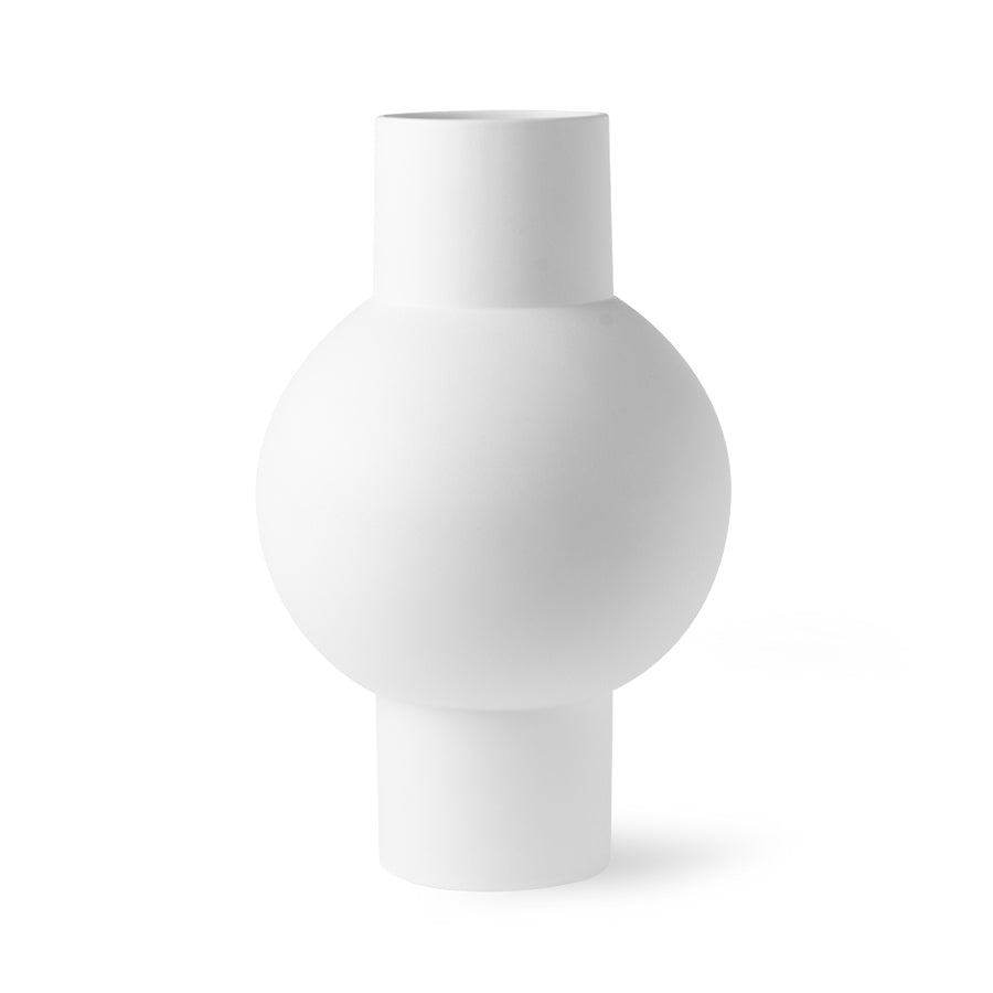 vaza matt white M - front