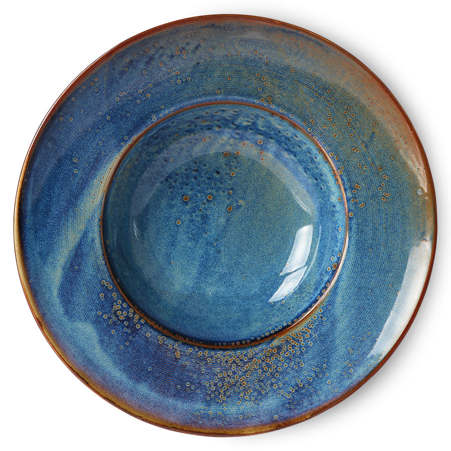 farfurie rustic blue - front