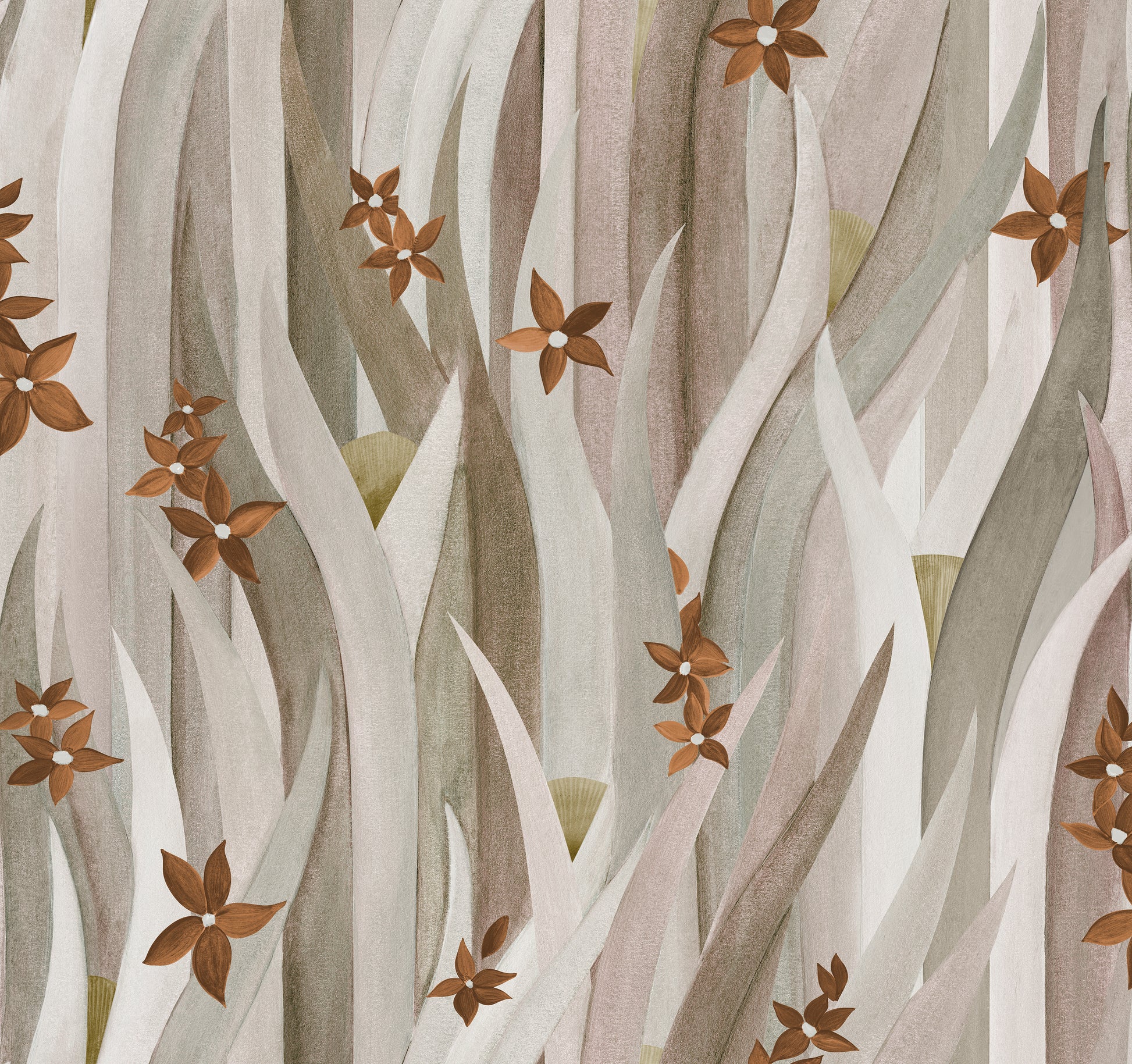 tapet Grass Waves 2 - flat