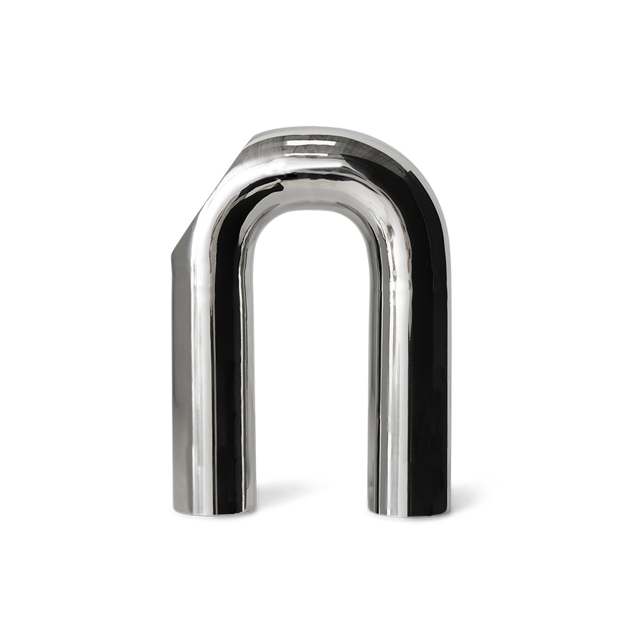 Arch sculpture steel - front