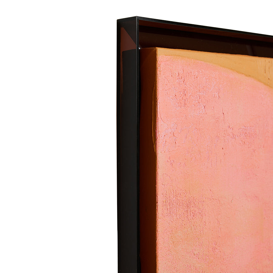 Framed artwork roseate hues - det