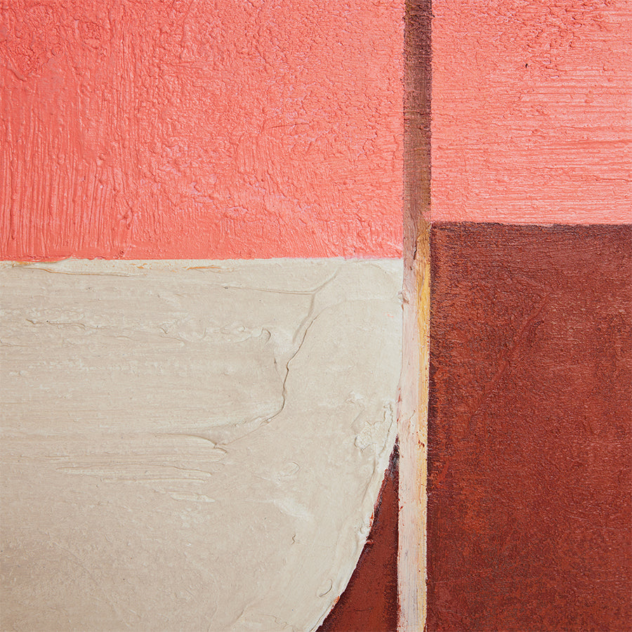 Framed artwork roseate hues - det2