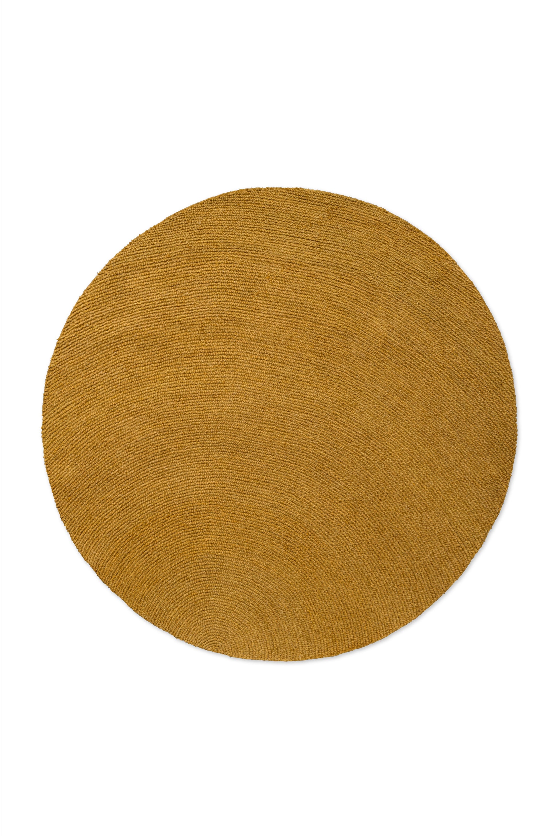 Decor Echo ochre round - front