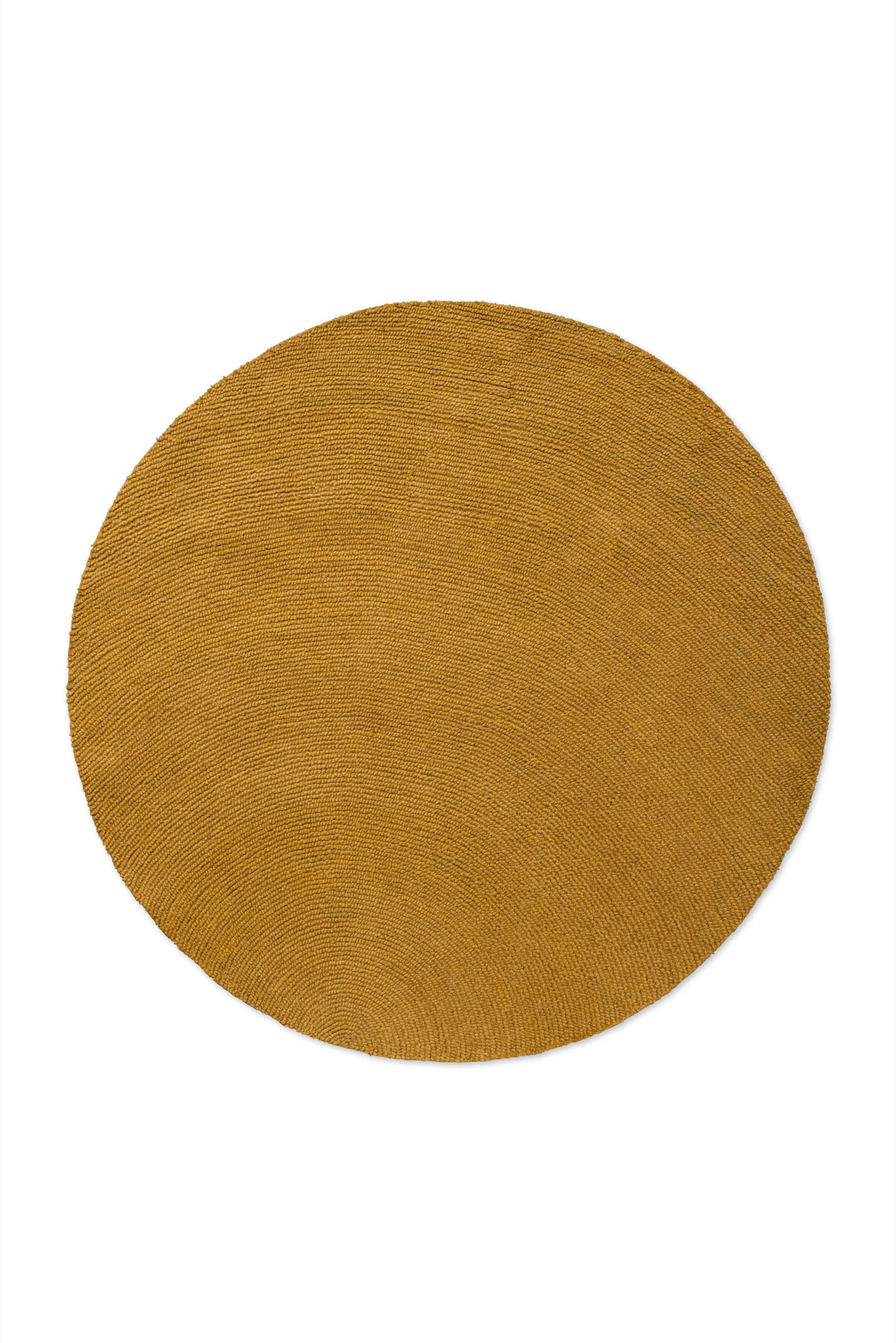 Decor Echo ochre round - front