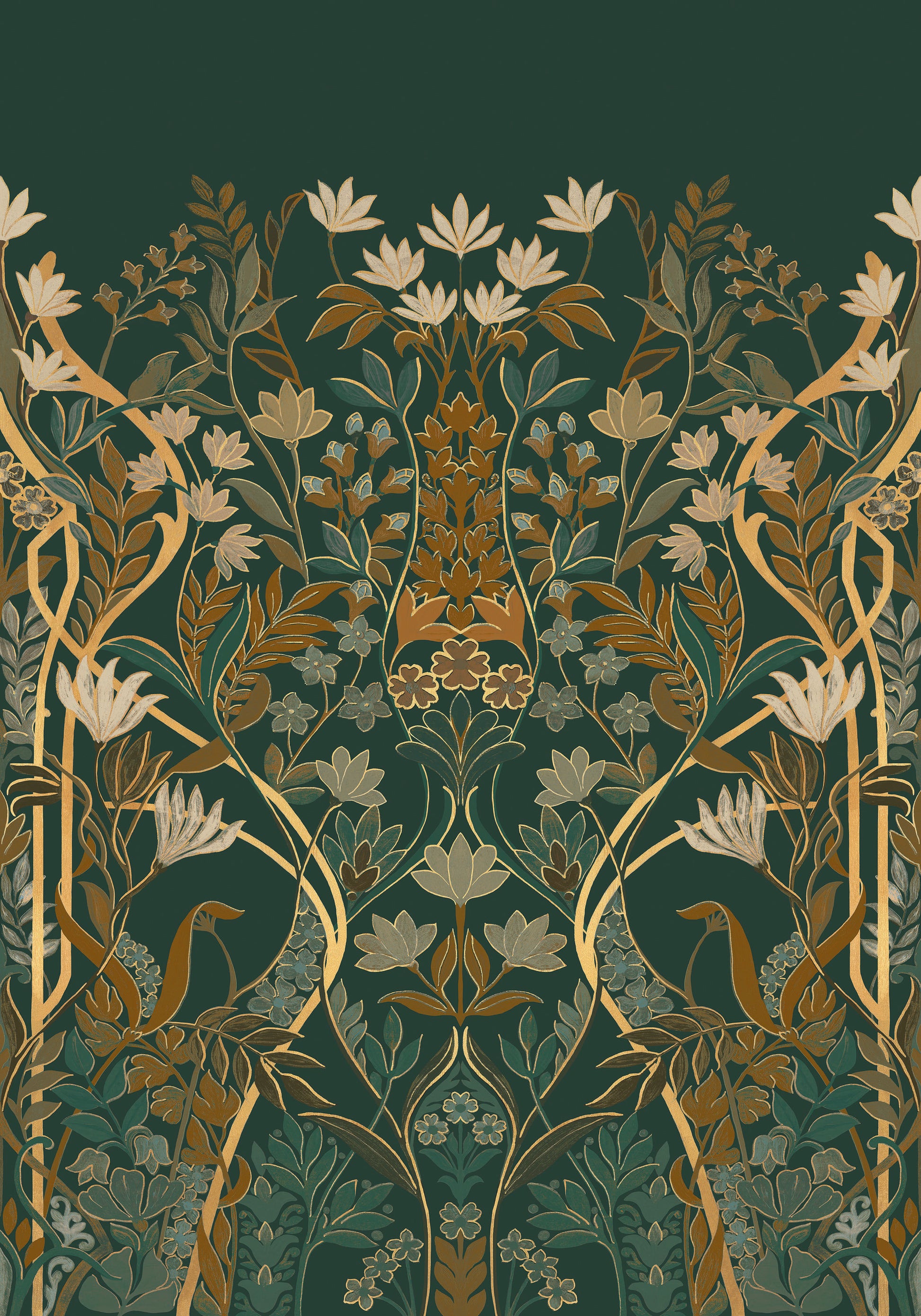 Salon des Miroirs green - flat
