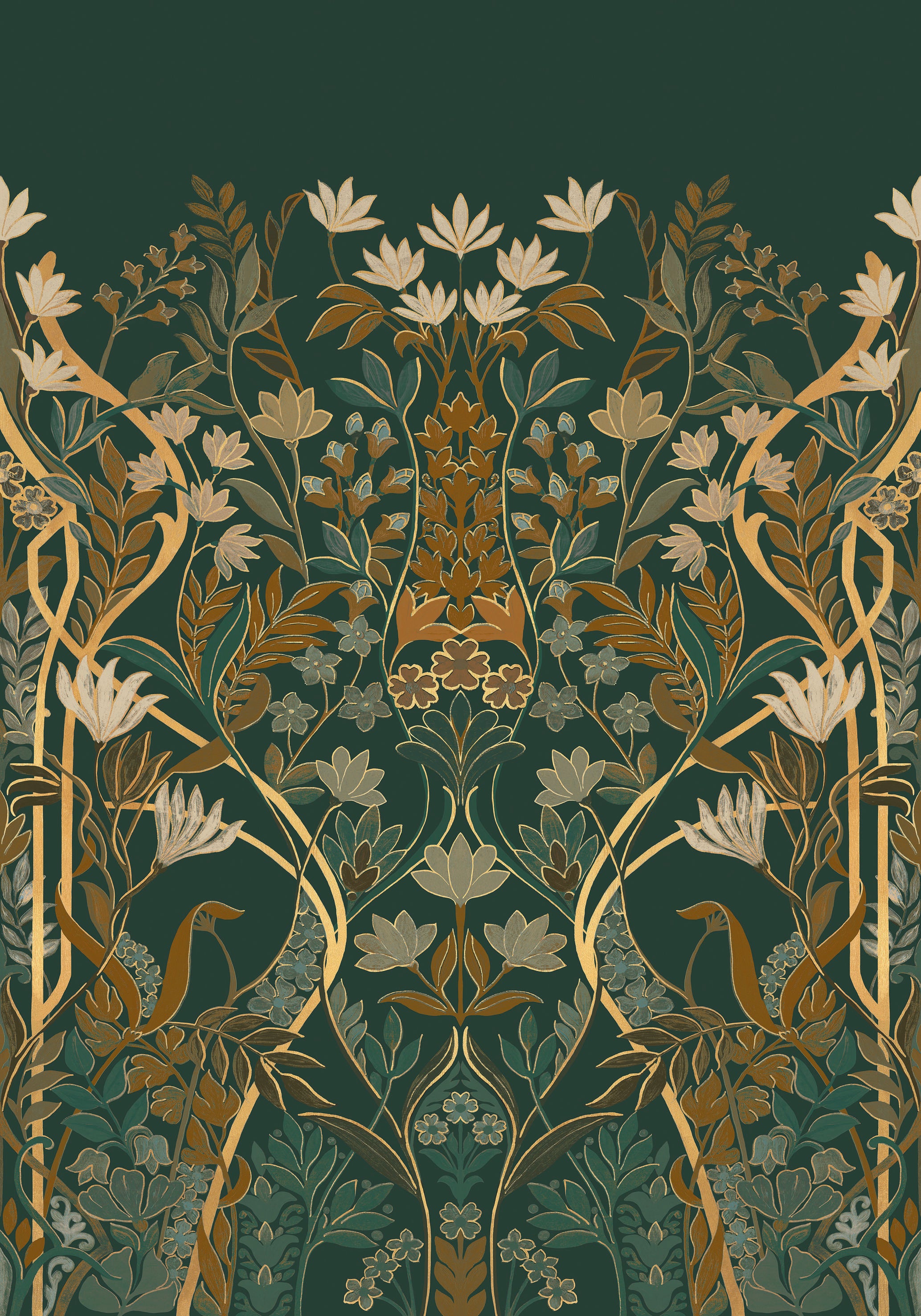 Salon des Miroirs green - flat