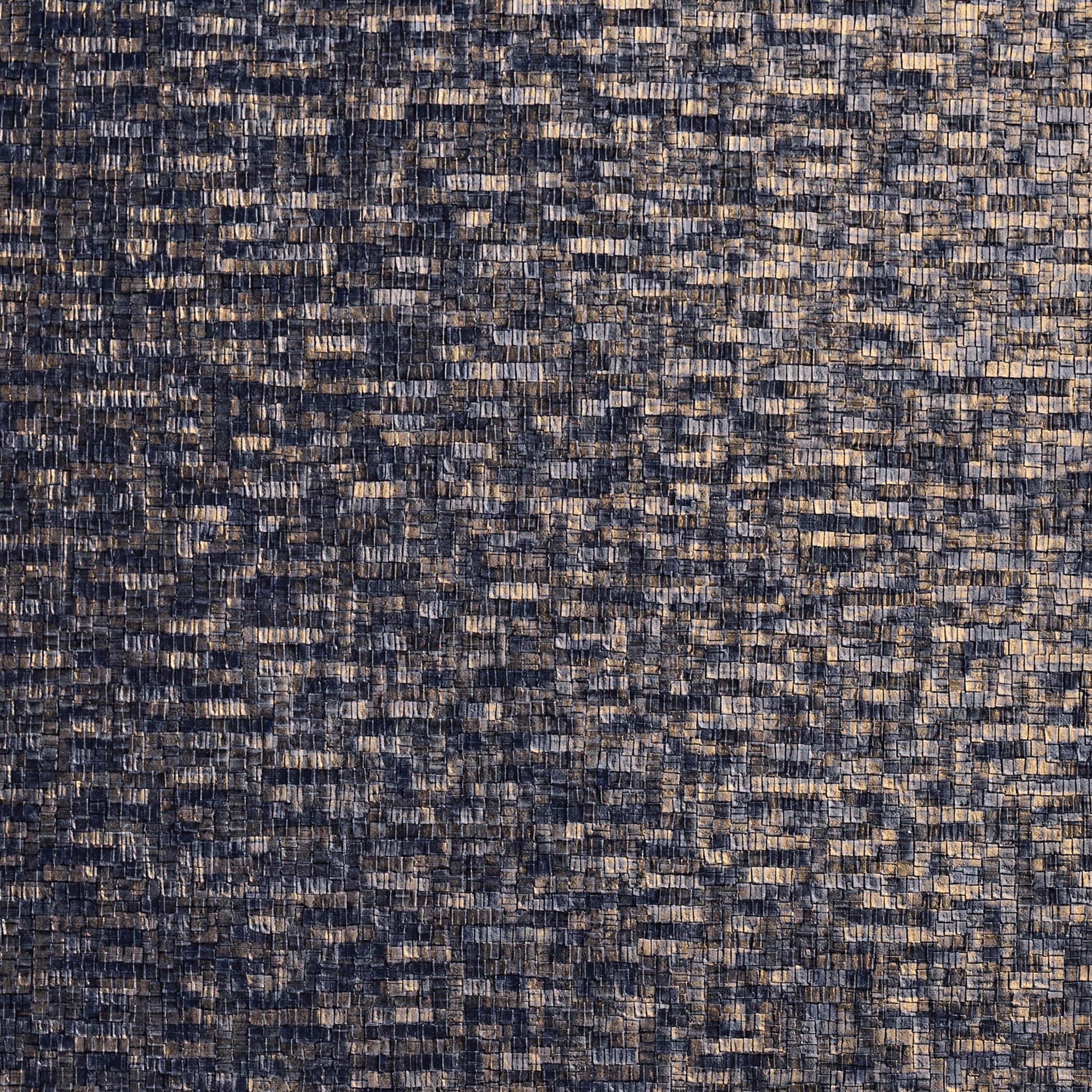 Tessela Navy blue, Gold-flat