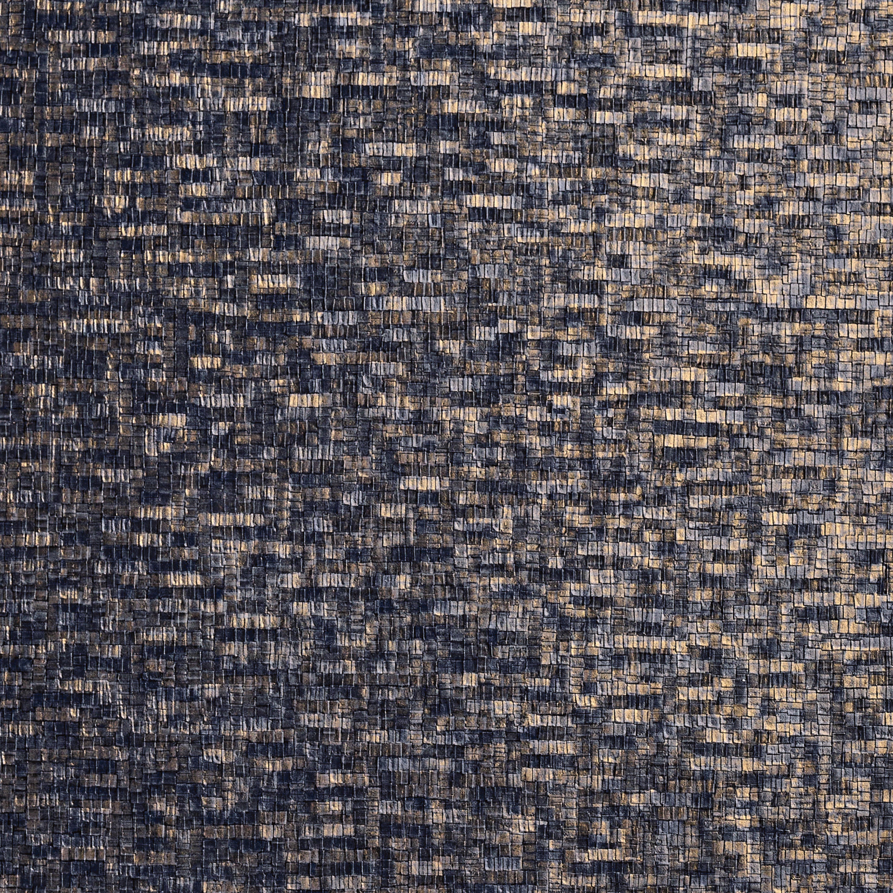 Tessela Navy blue, Gold-flat
