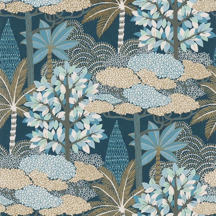 Marakanda navy-flat