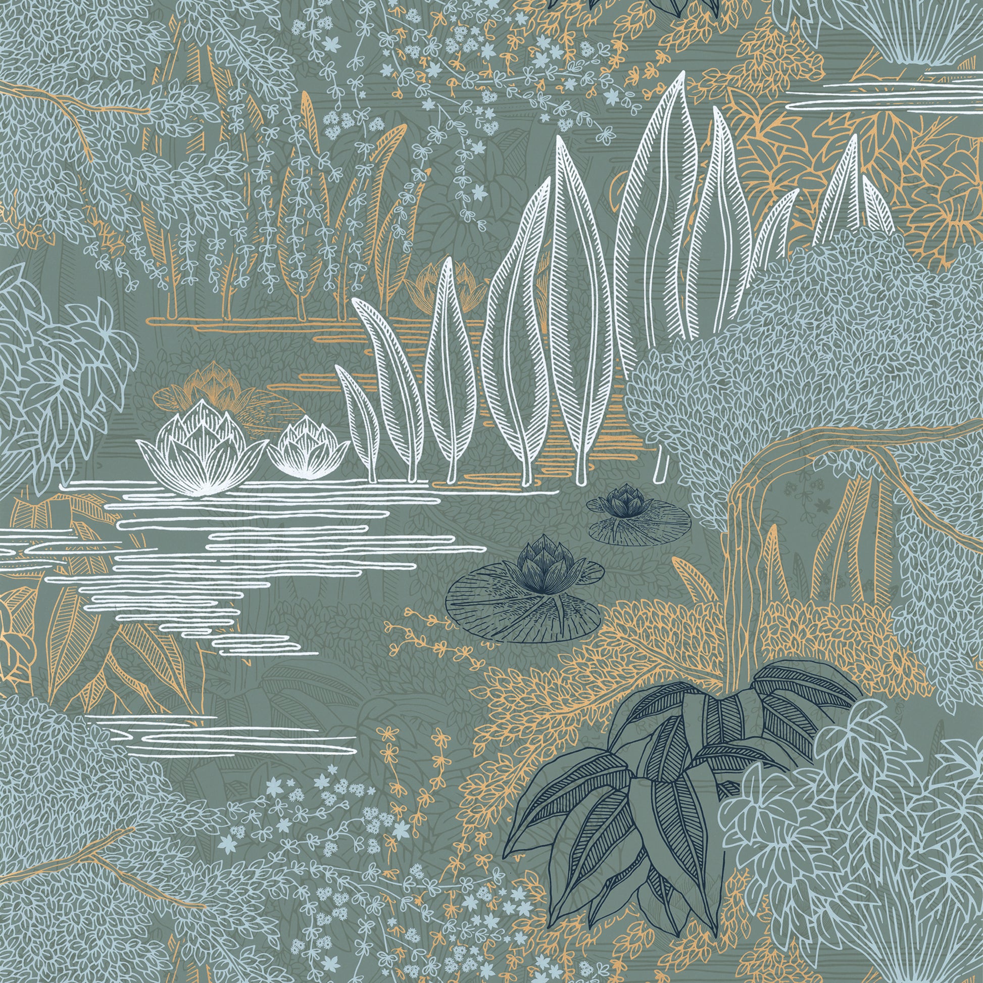 Jasmin verdigris-flat