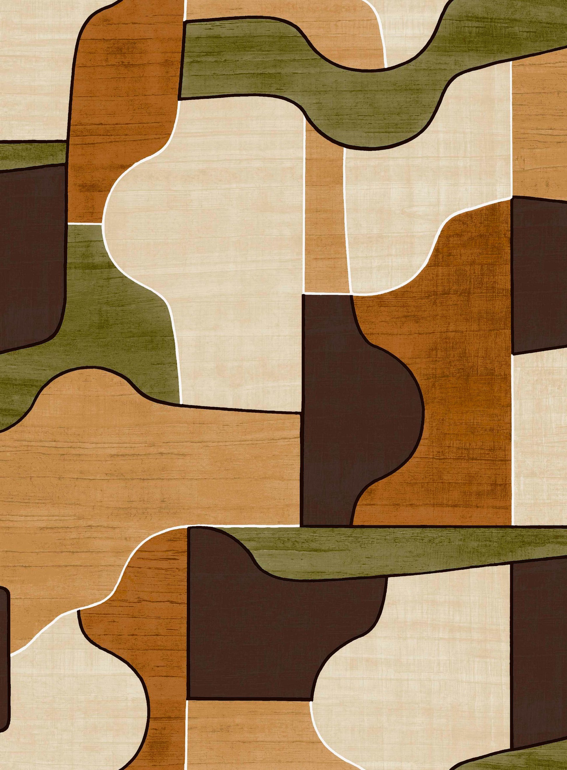 Modernismo Amber, Khaki-zoom