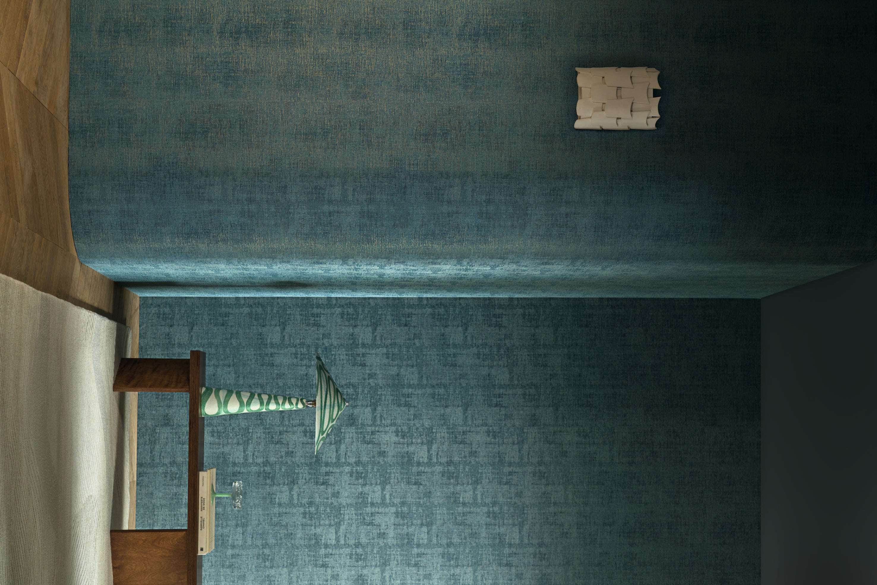 Irisor Teal blue, Gold-life